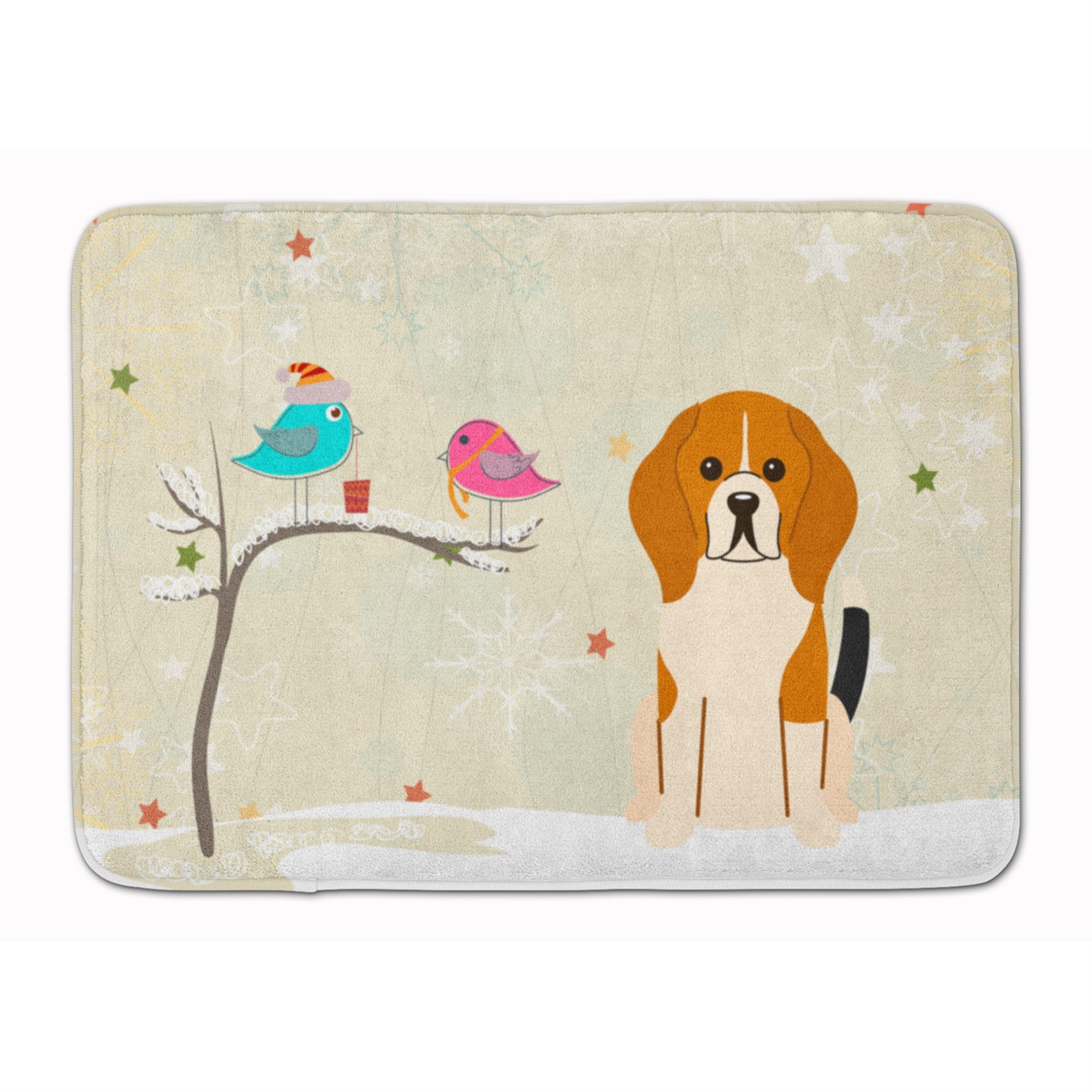 'Caroline'S Treasures Christmas Presents Beagle Tricolor Floor Mat, 19'''' X 27'''', Multicolor''