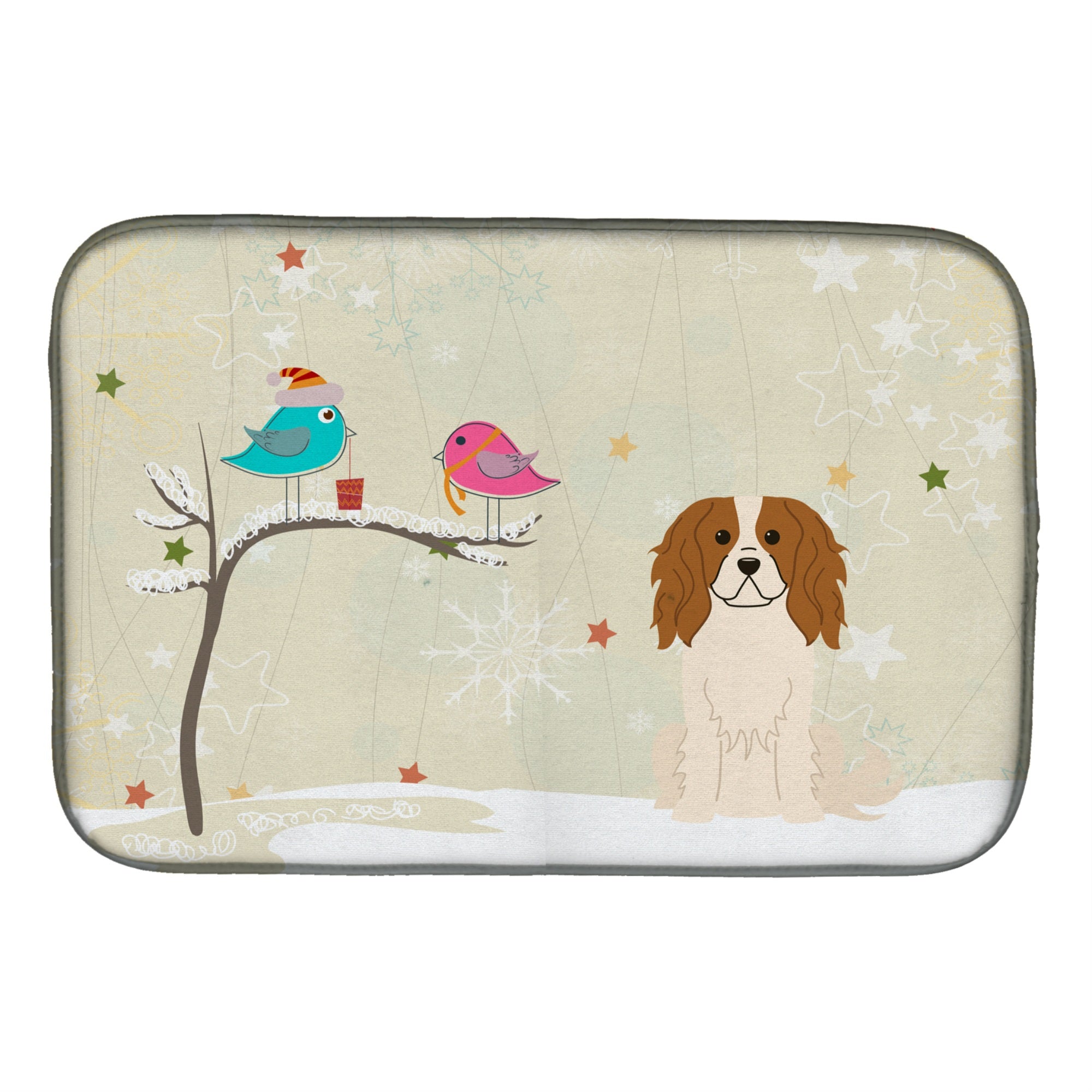 'Caroline'S Treasures Bb2530Ddm Dish Drying Mat, 14'''' X 21'''', Christmas Presents''