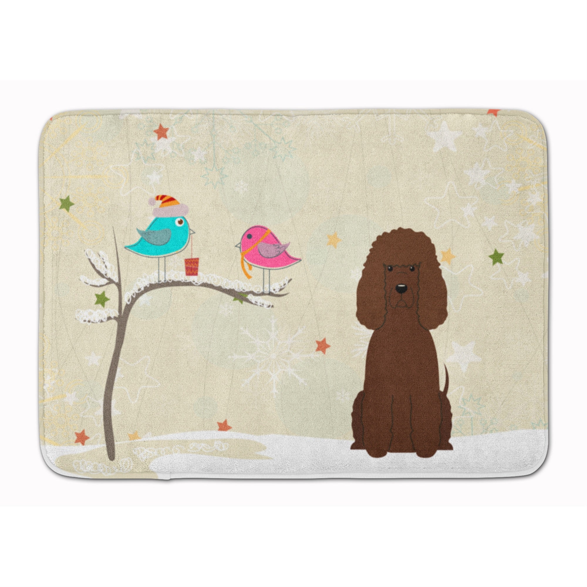 'Caroline'S Treasures Christmas Presents Irish Water Spaniel Floor Mat, 19'''' X 27'''', Multicolor''