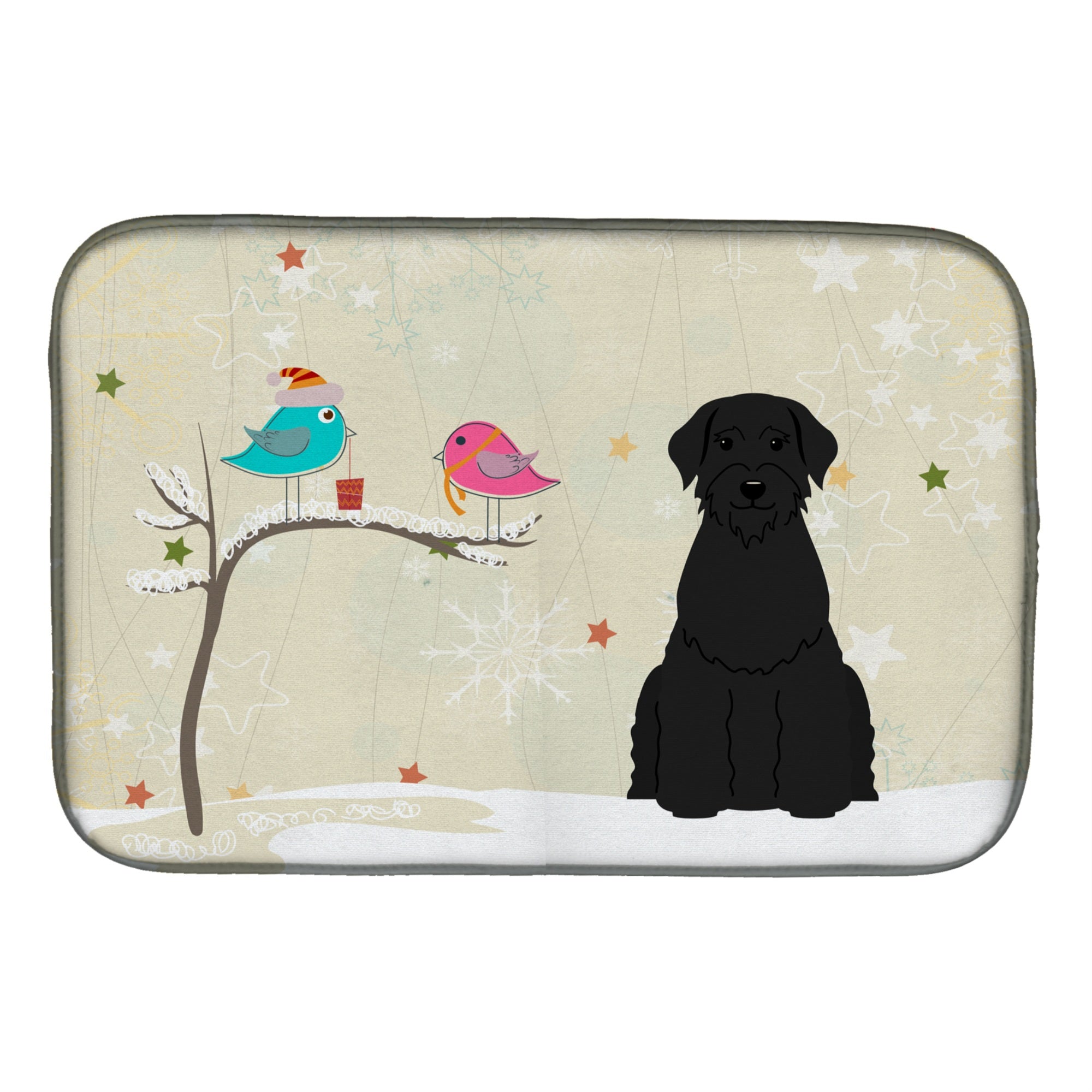 'Caroline'S Treasures Bb2538Ddm Dish Drying Mat, 14'''' X 21'''', Christmas Presents''