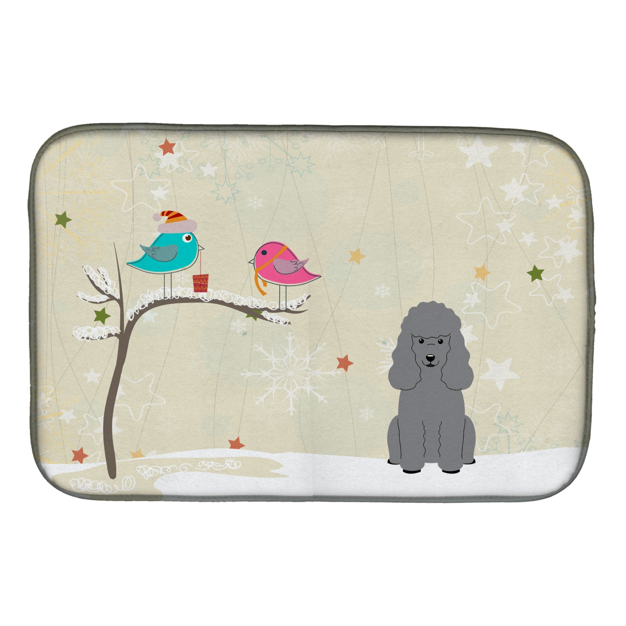 'Caroline'S Treasures Bb2540Ddm Dish Drying Mat, 14 X 21, Christmas Presents''