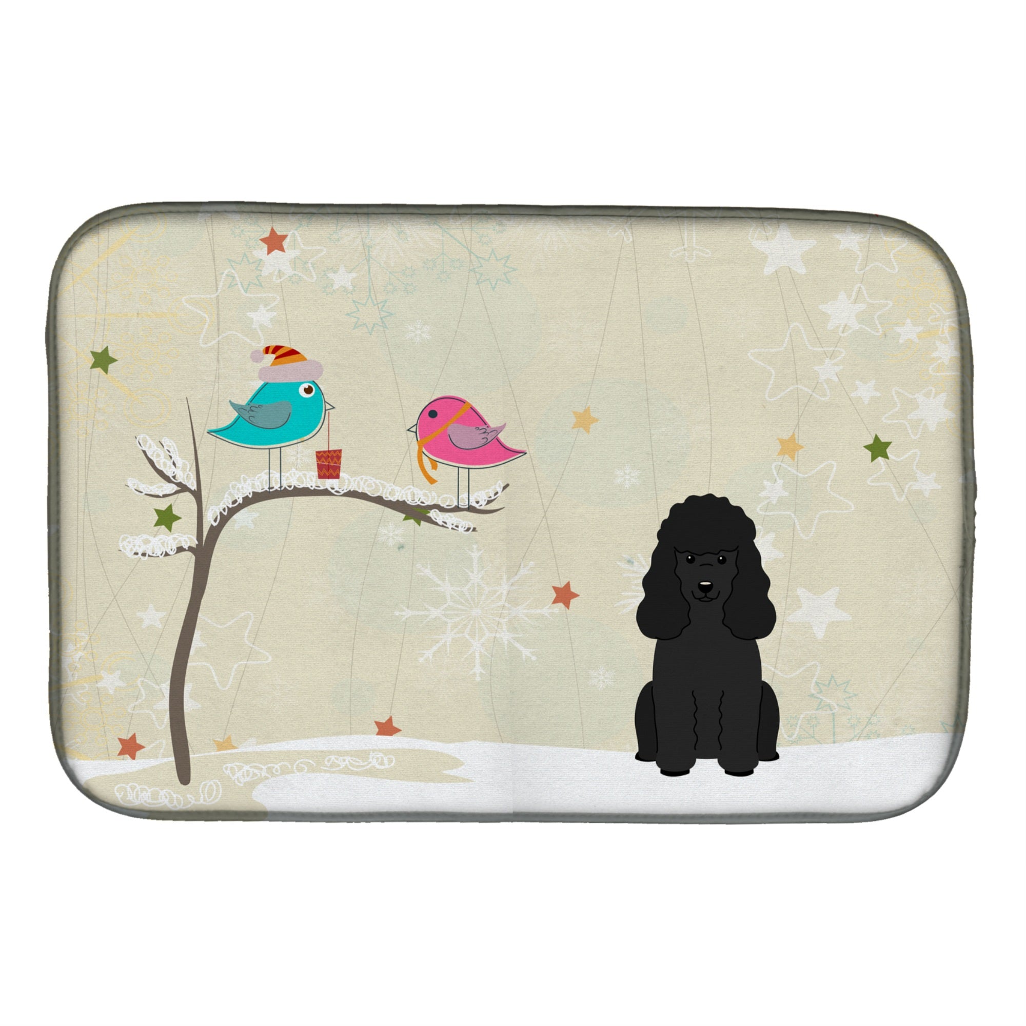 'Caroline'S Treasures Bb2543Ddm Dish Drying Mat, 14'''' X 21'''', Christmas Presents''