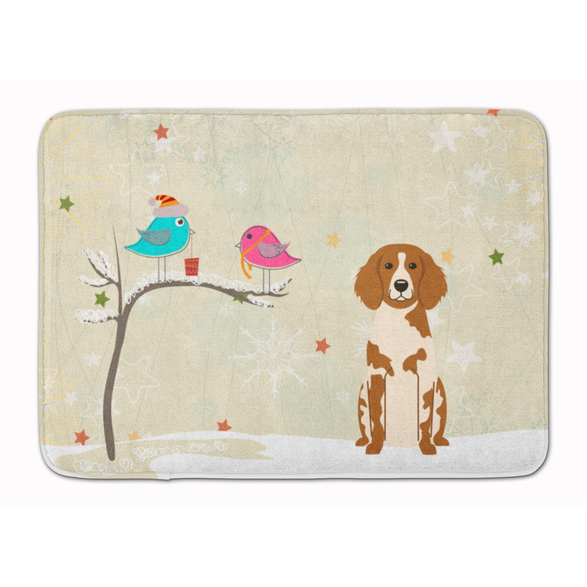 'Caroline'S Treasures Christmas Presents Brittany Spaniel Floor Mat, 19'''' X 27'''', Multicolor''