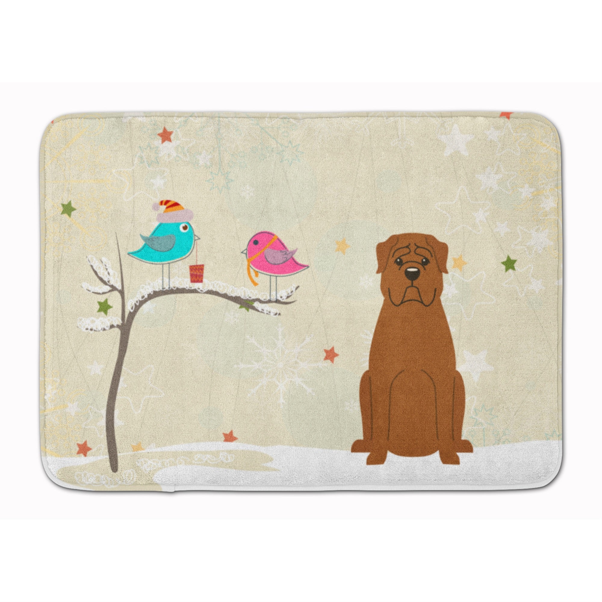 'Caroline'S Treasures Christmas Presents Dogue De Bourdeaux Floor Mat, 19'''' X 27'''', Multicolor''