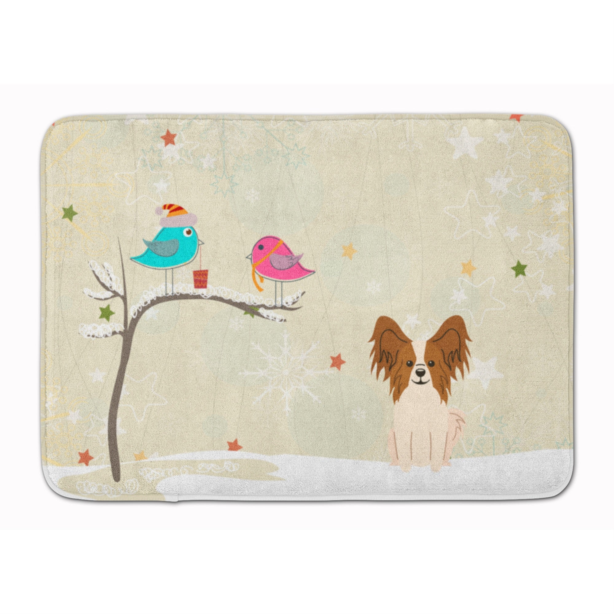 'Caroline'S Treasures Christmas Presents Papillon Red White, 19'''' X 27'''', Multicolor''