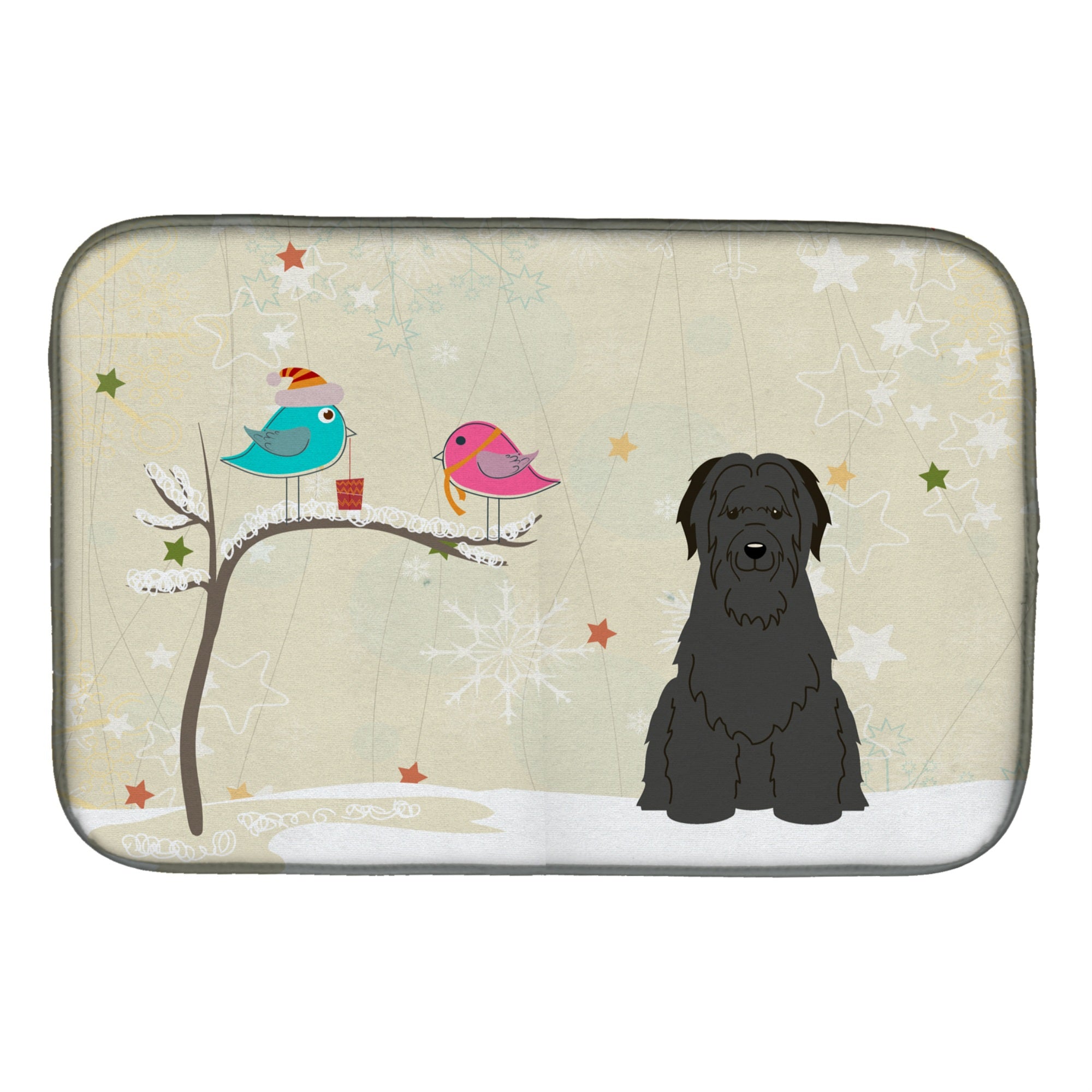 'Caroline'S Treasures Bb2553Ddm Dish Drying Mat, 14'''' X 21'''', Christmas Presents''