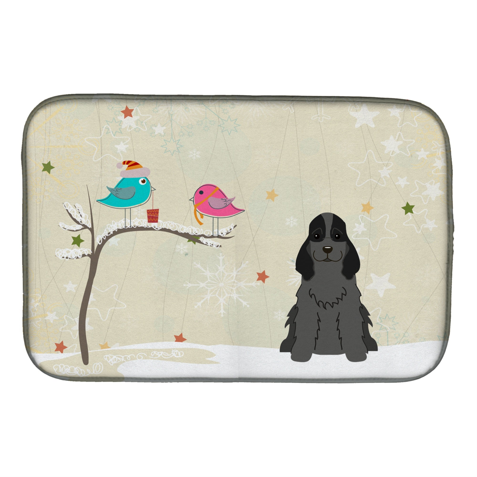 'Caroline'S Treasures Bb2564Ddm Dish Drying Mat, 14'''' X 21'''', Christmas Presents''