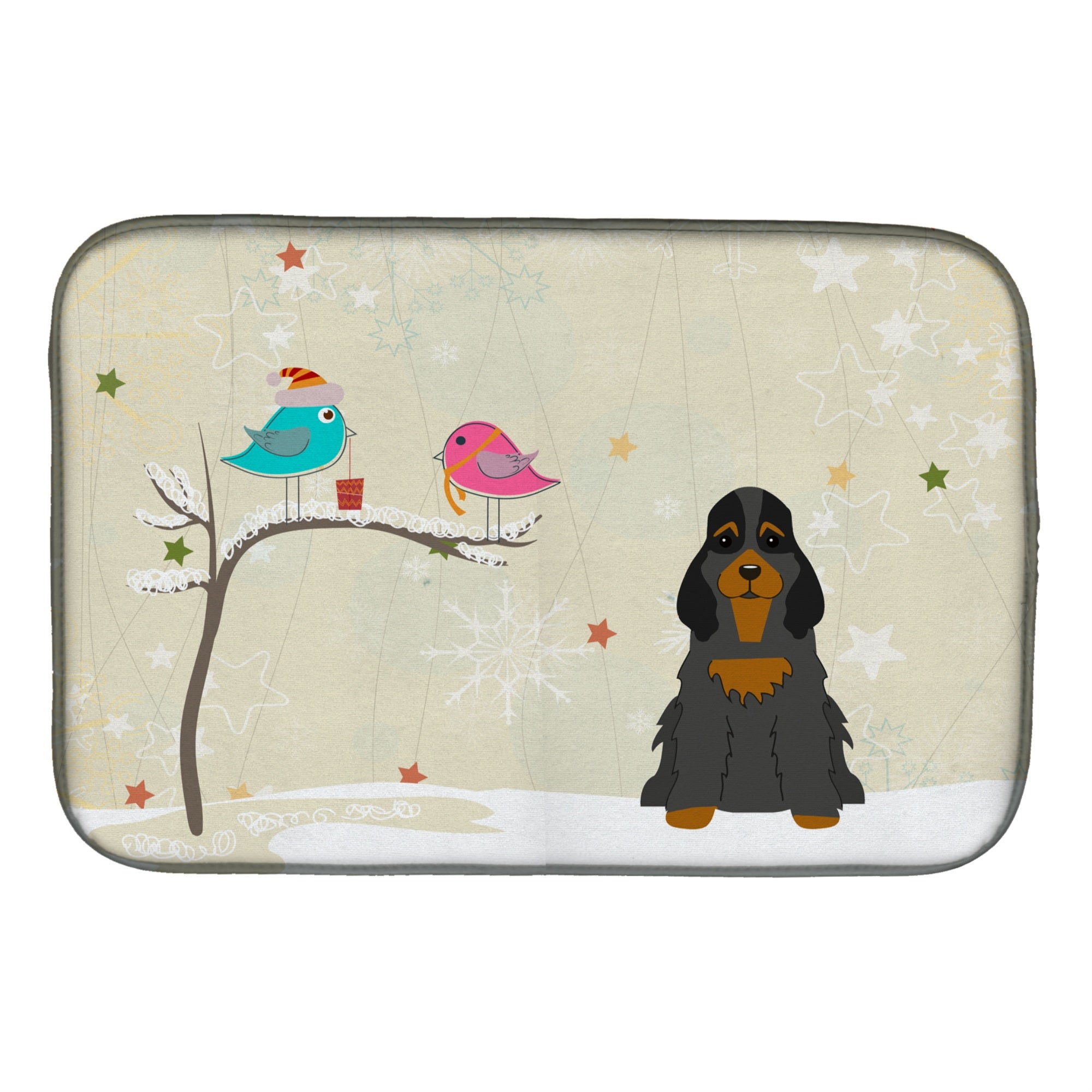 'Caroline'S Treasures Bb2565Ddm Dish Drying Mat, 14'''' X 21'''', Christmas Presents''