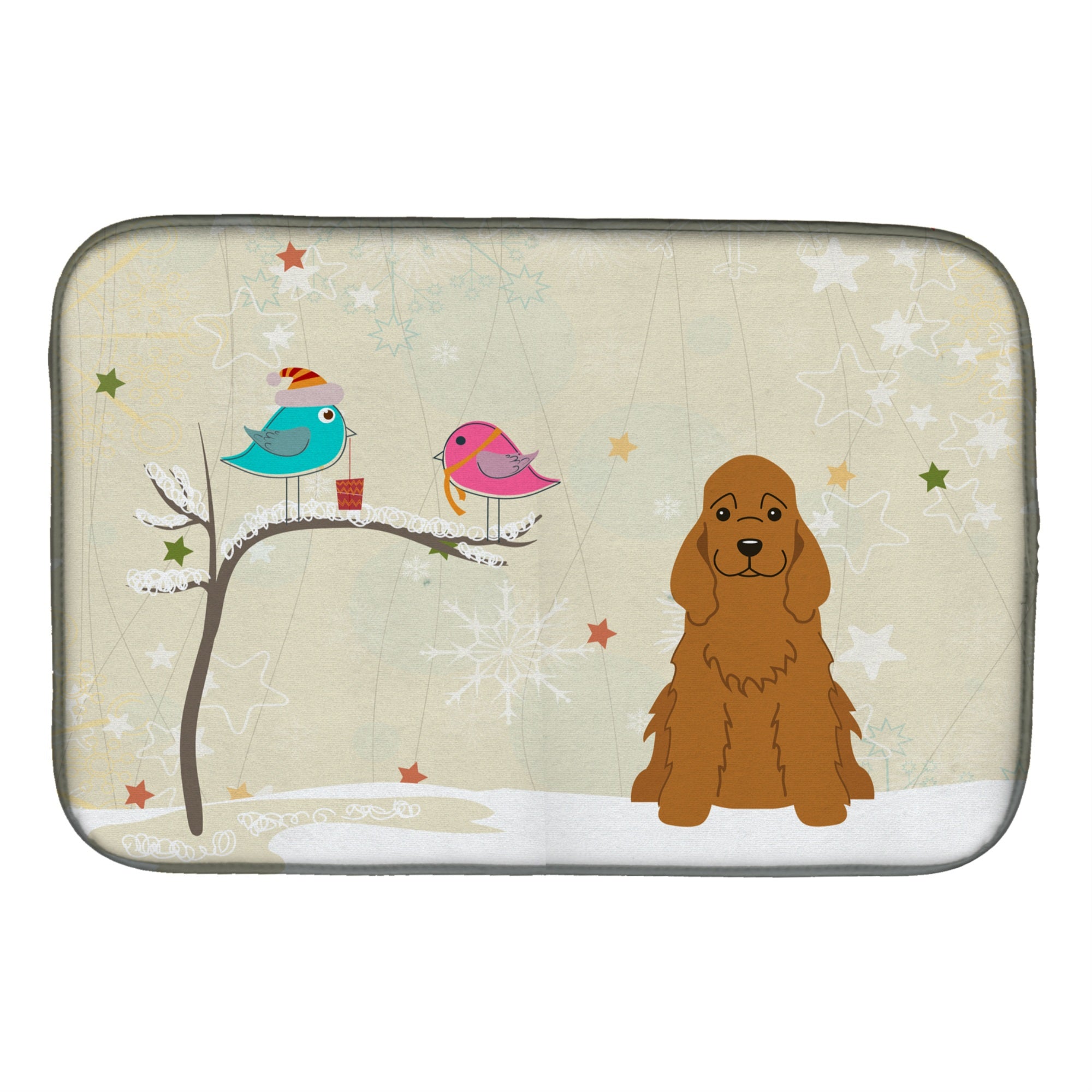 'Caroline'S Treasures Bb2567Ddm Dish Drying Mat, 14 X 21, Christmas Presents''