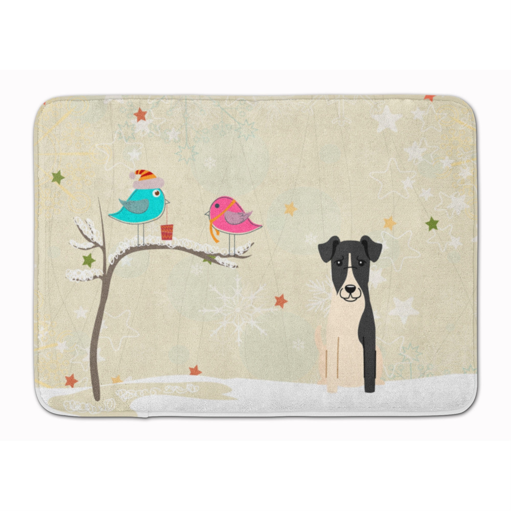 'Caroline'S Treasures Christmas Presents Smooth Fox Terrier Floor Mat, 19'''' X 27'''', Multicolor''