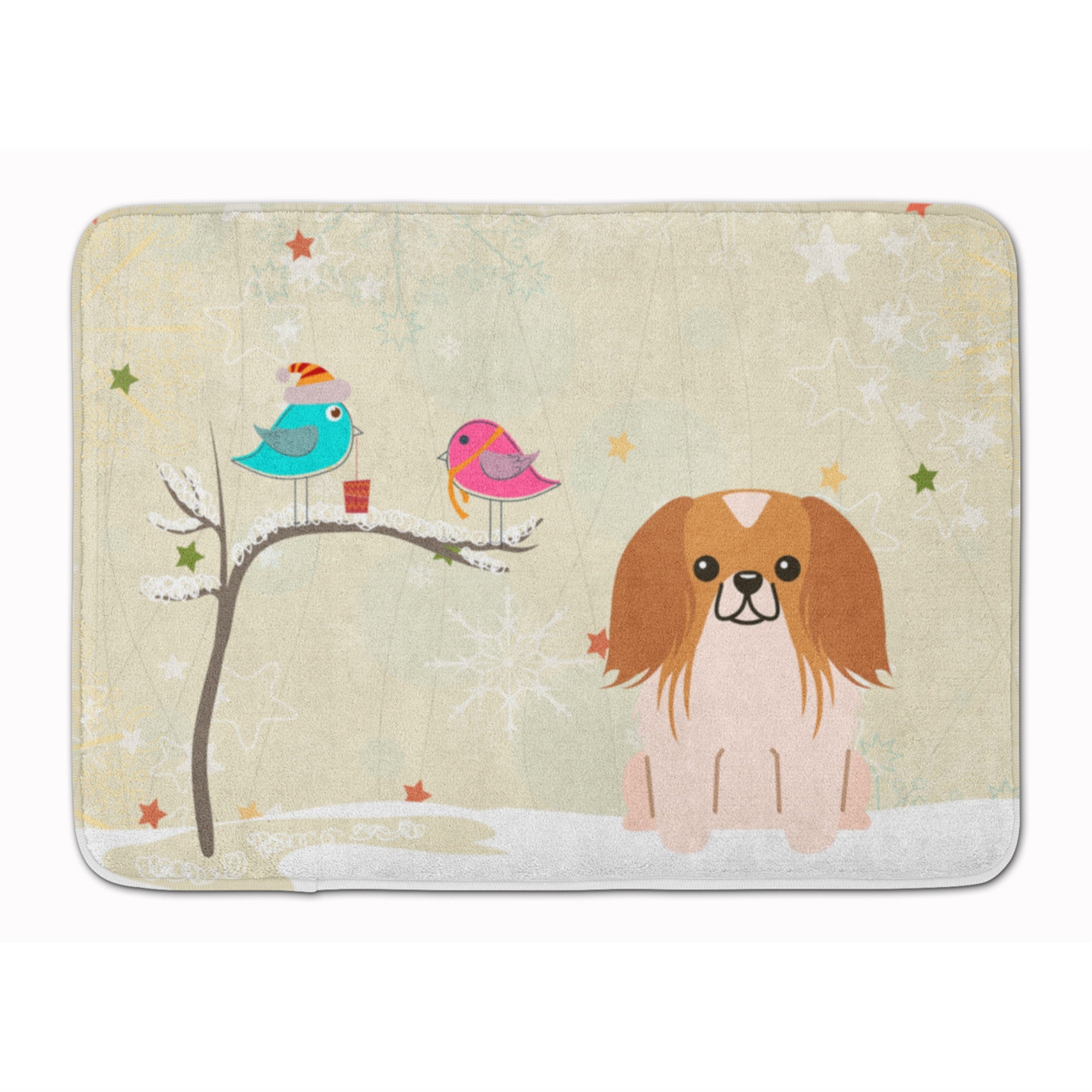 'Caroline'S Treasures Christmas Presents Pekingnese Red White Floor Mat, 19'''' X 27'''', Multicolor''