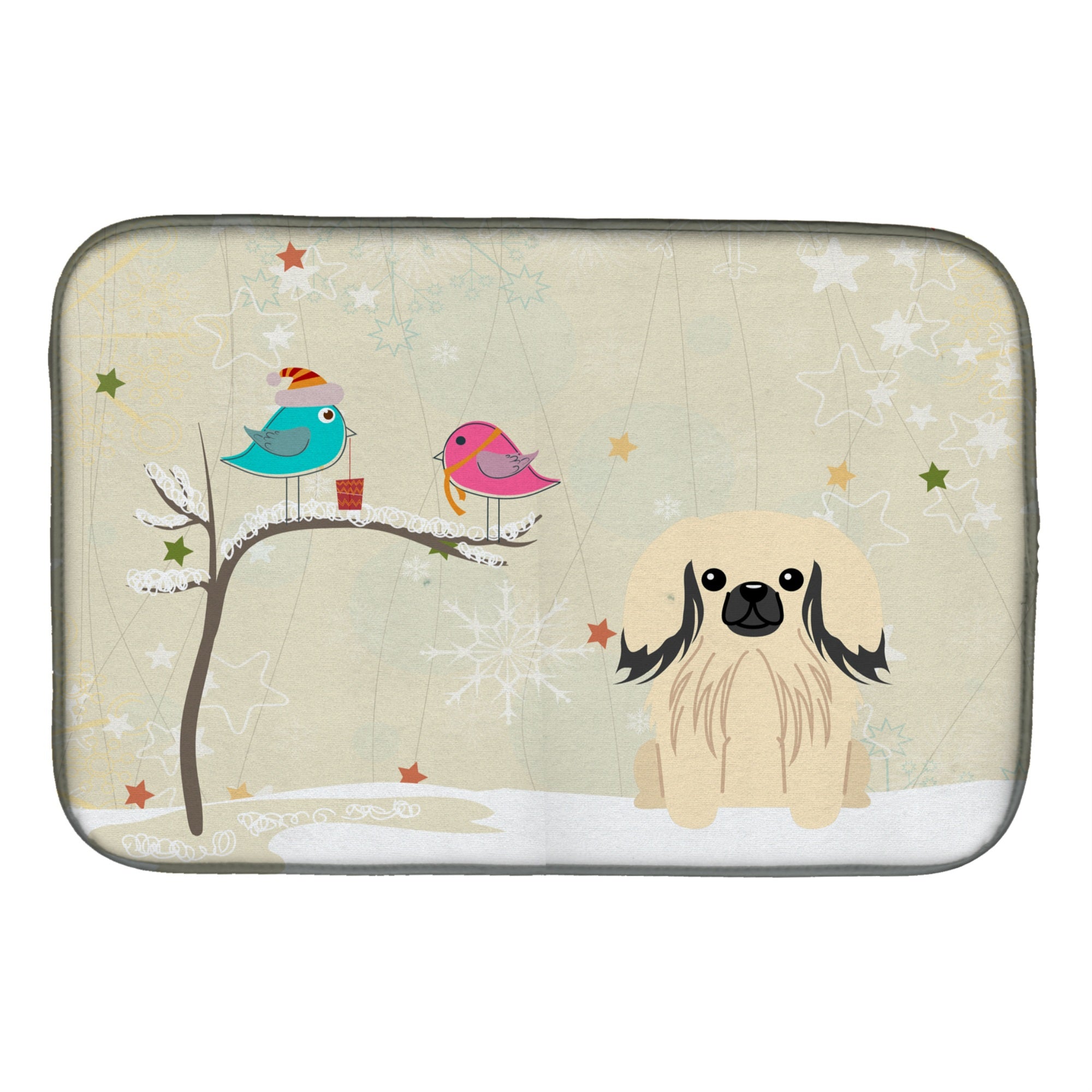 'Caroline'S Treasures Bb2578Ddm Dish Drying Mat, 14'''' X 21'''', Christmas Presents''