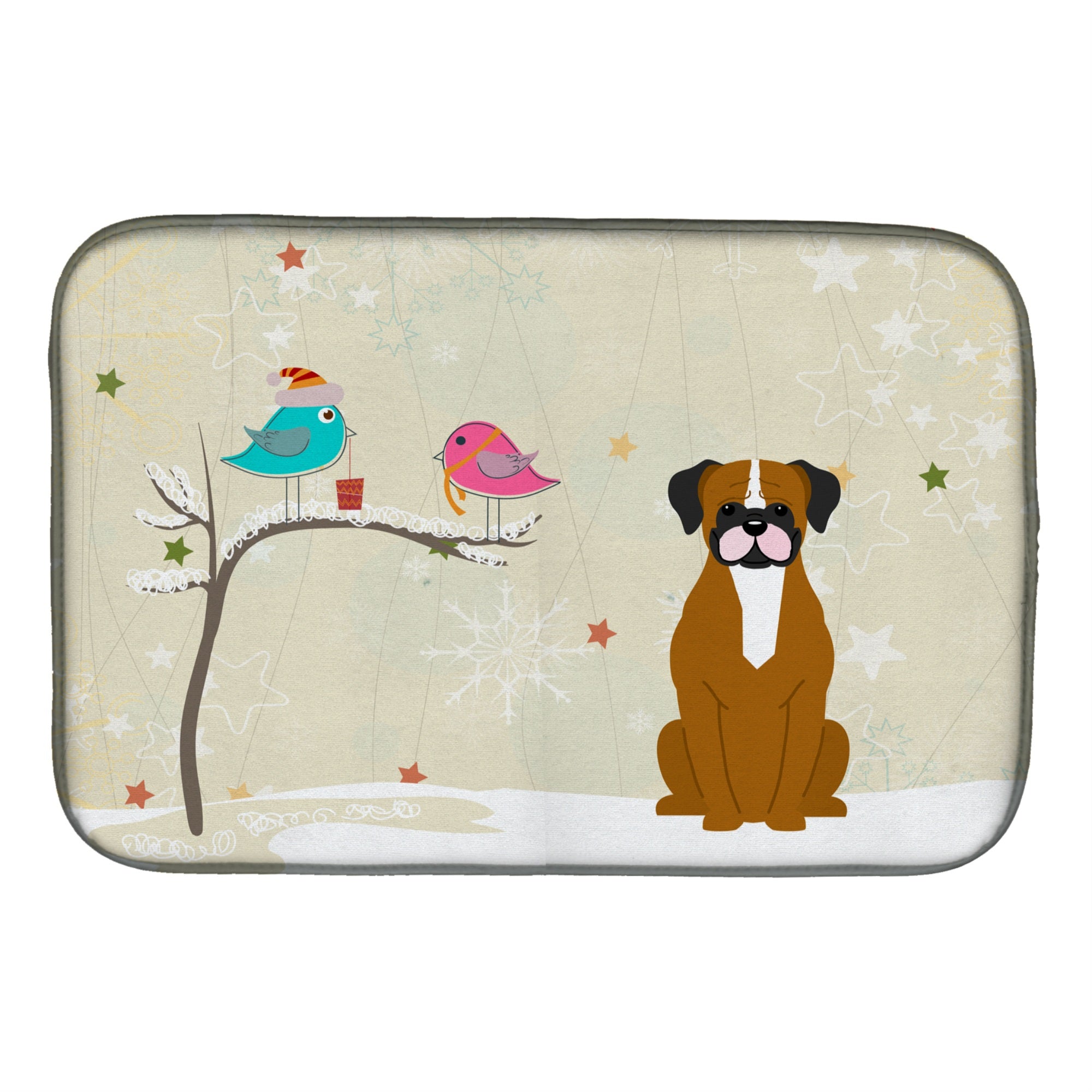 'Caroline'S Treasures Christmas Presents Dish Drying Mat, 14'''' X 21''''''