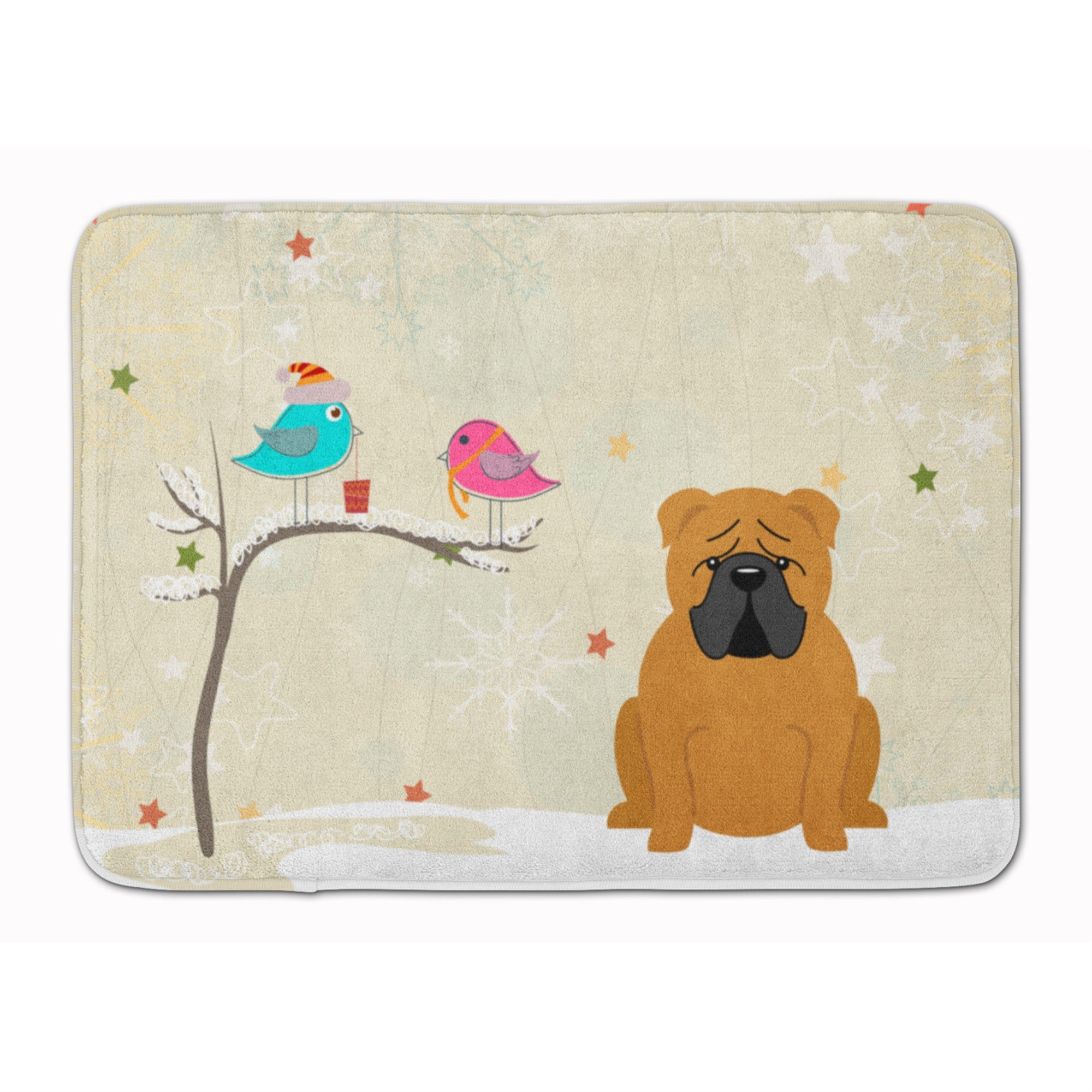 'Caroline'S Treasures Christmas Presents English Bulldog Red, 19'''' X 27'''', Multicolor''