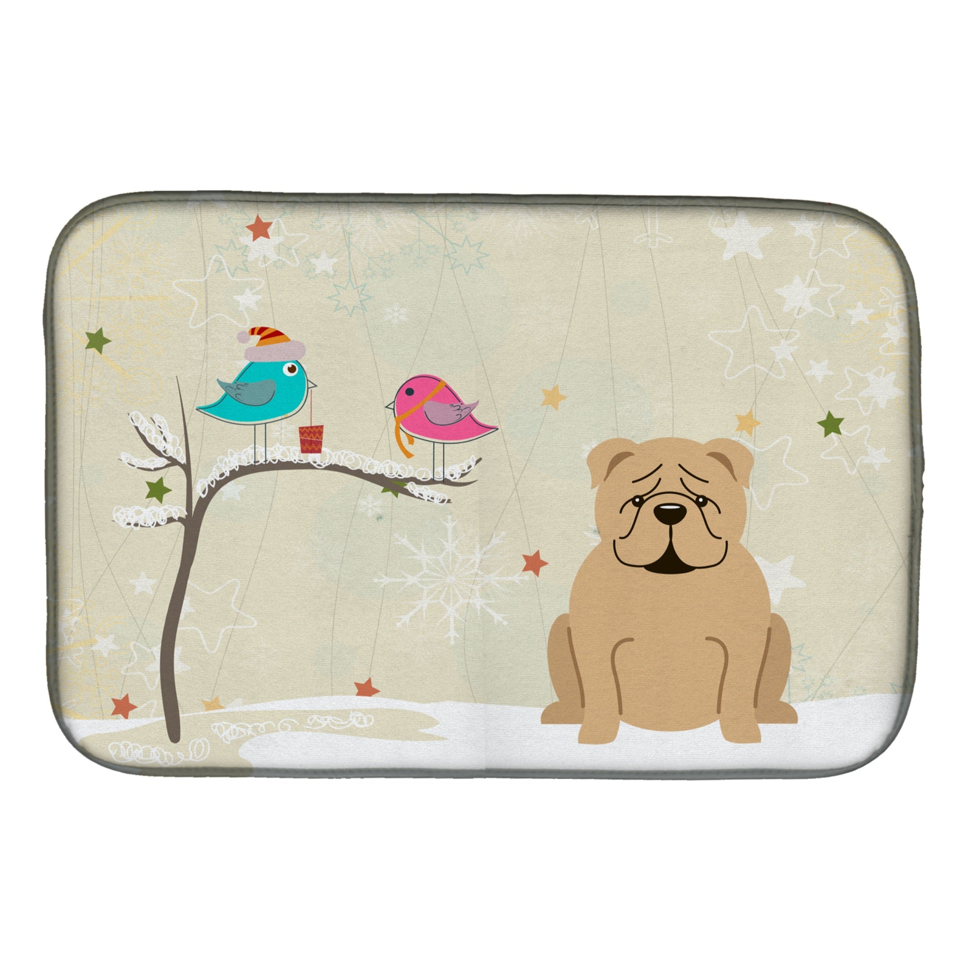 'Caroline'S Treasures Bb2596Ddm Dish Drying Mat, 14'''' X 21'''', Christmas Presents''