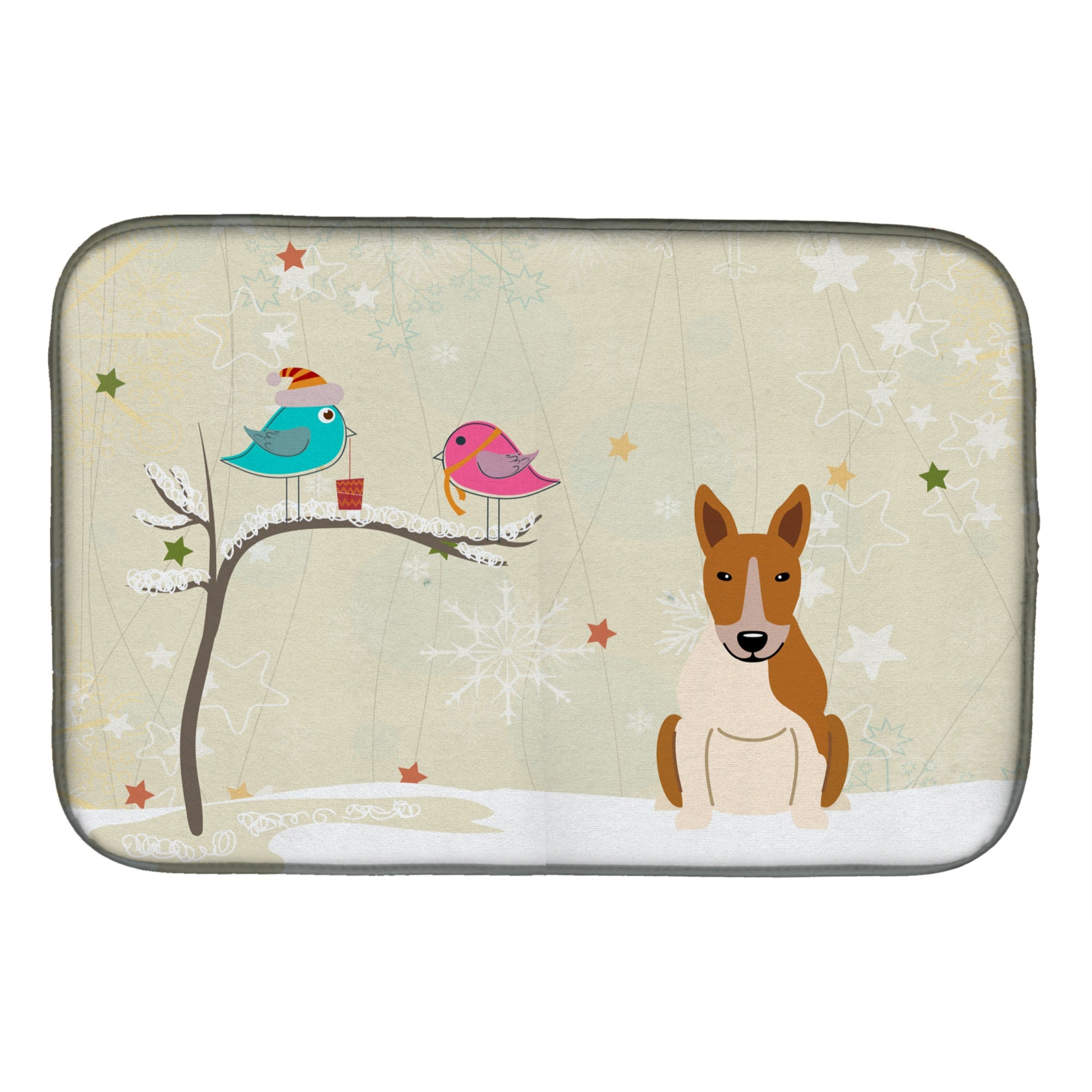 'Caroline'S Treasures Bb2607Ddm Dish Drying Mat, 14 X 21, Christmas Presents''