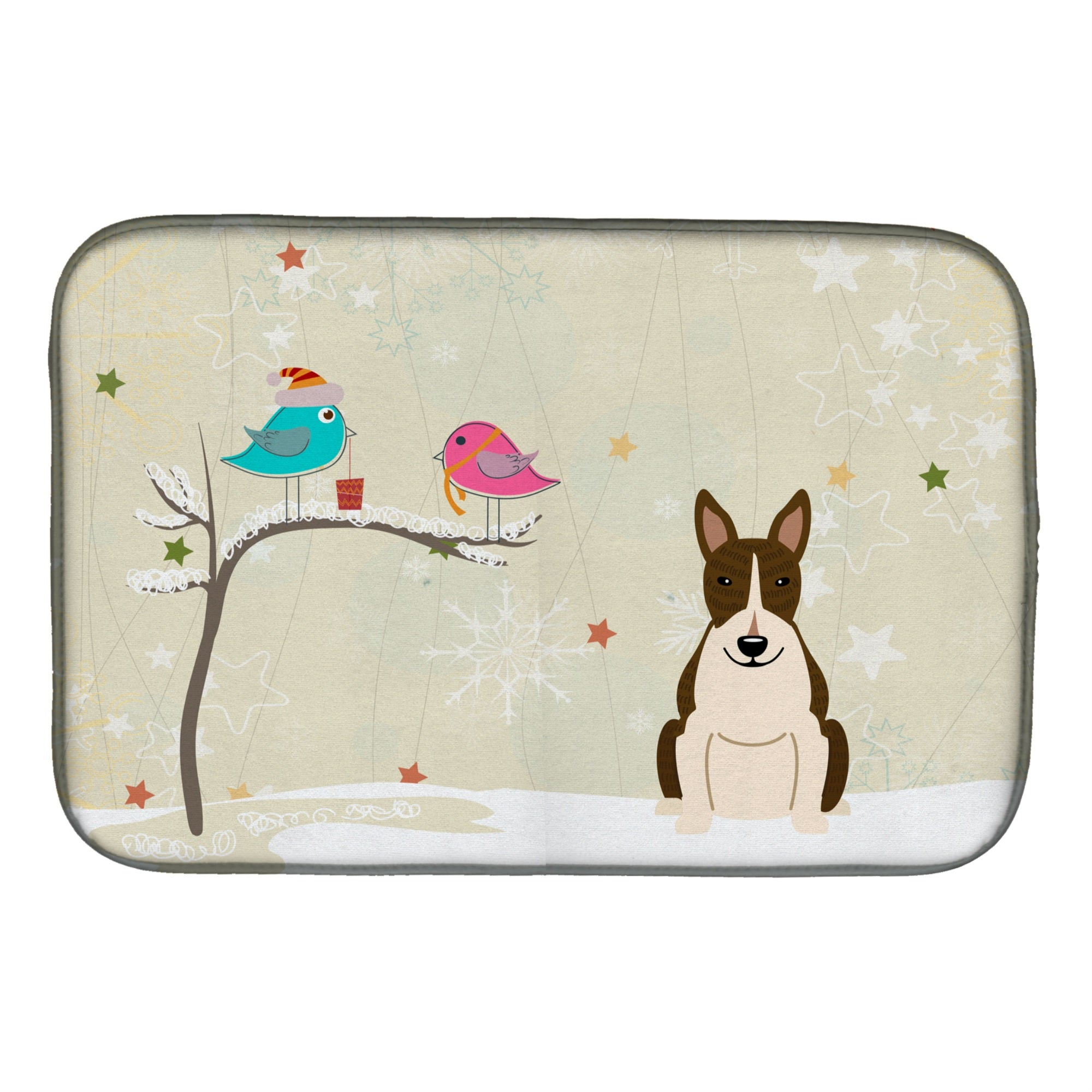 'Caroline'S Treasures Bb2608Ddm Dish Drying Mat, 14'''' X 21'''', Christmas Presents''