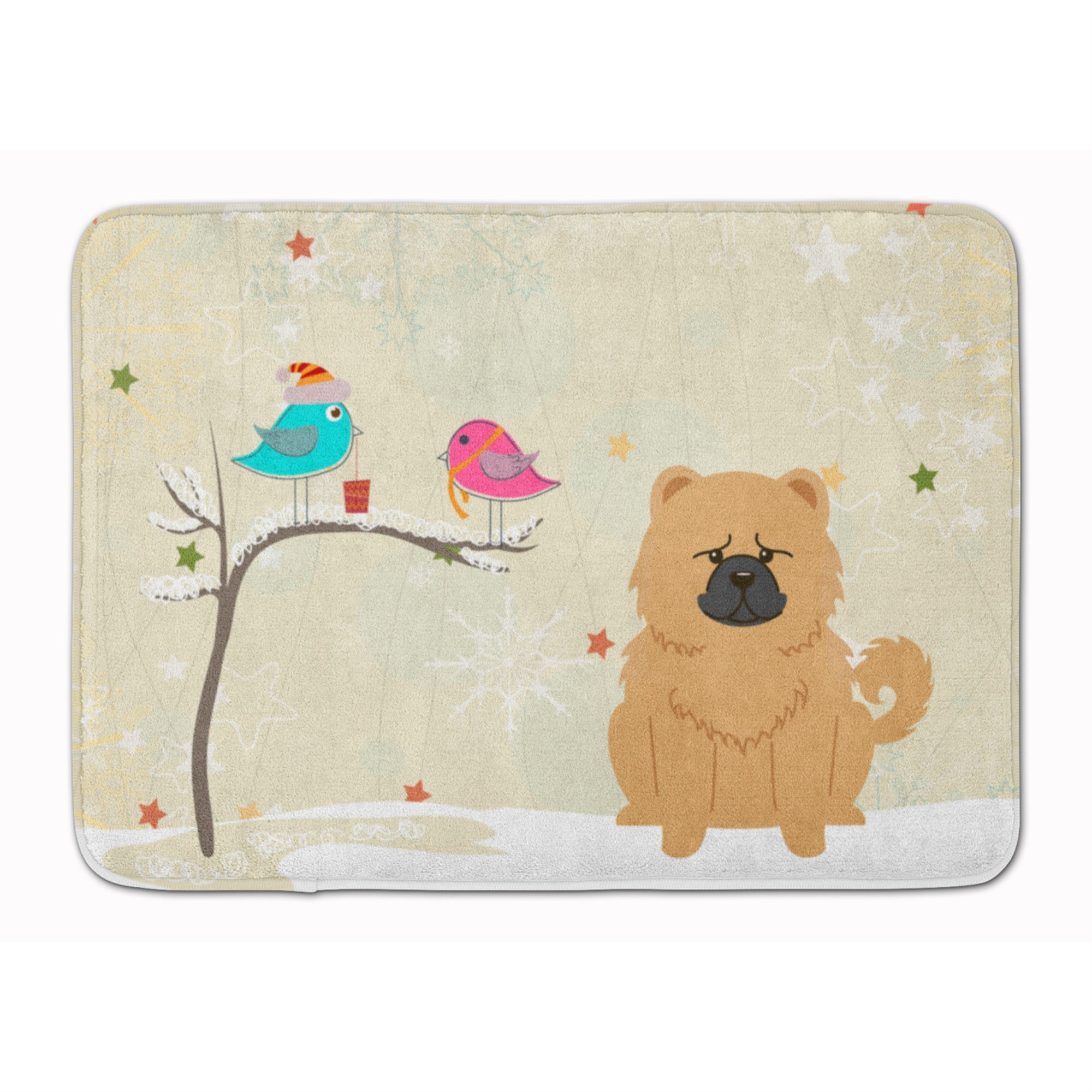 'Caroline'S Treasures Christmas Presents Chow Cream, 19'''' X 27'''', Multicolor''