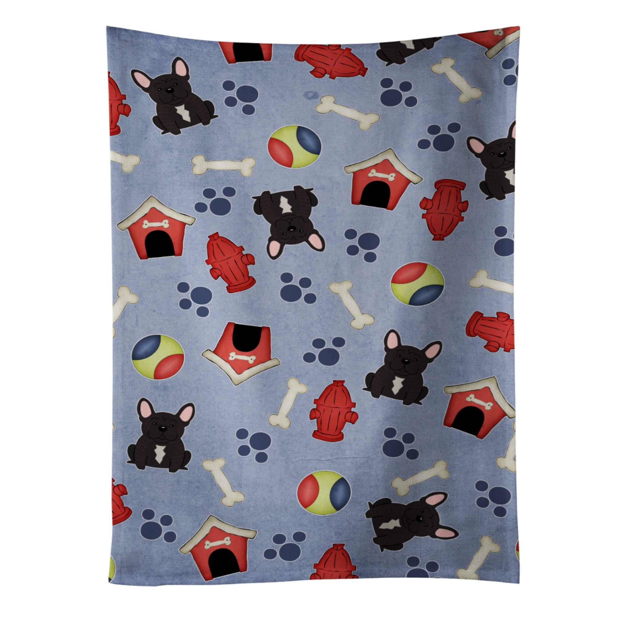 'Caroline'S Treasures Bb2622Ktwl French Bulldog Brindle Kitchen Towel, 25'''' X 15'''', Multicolor''