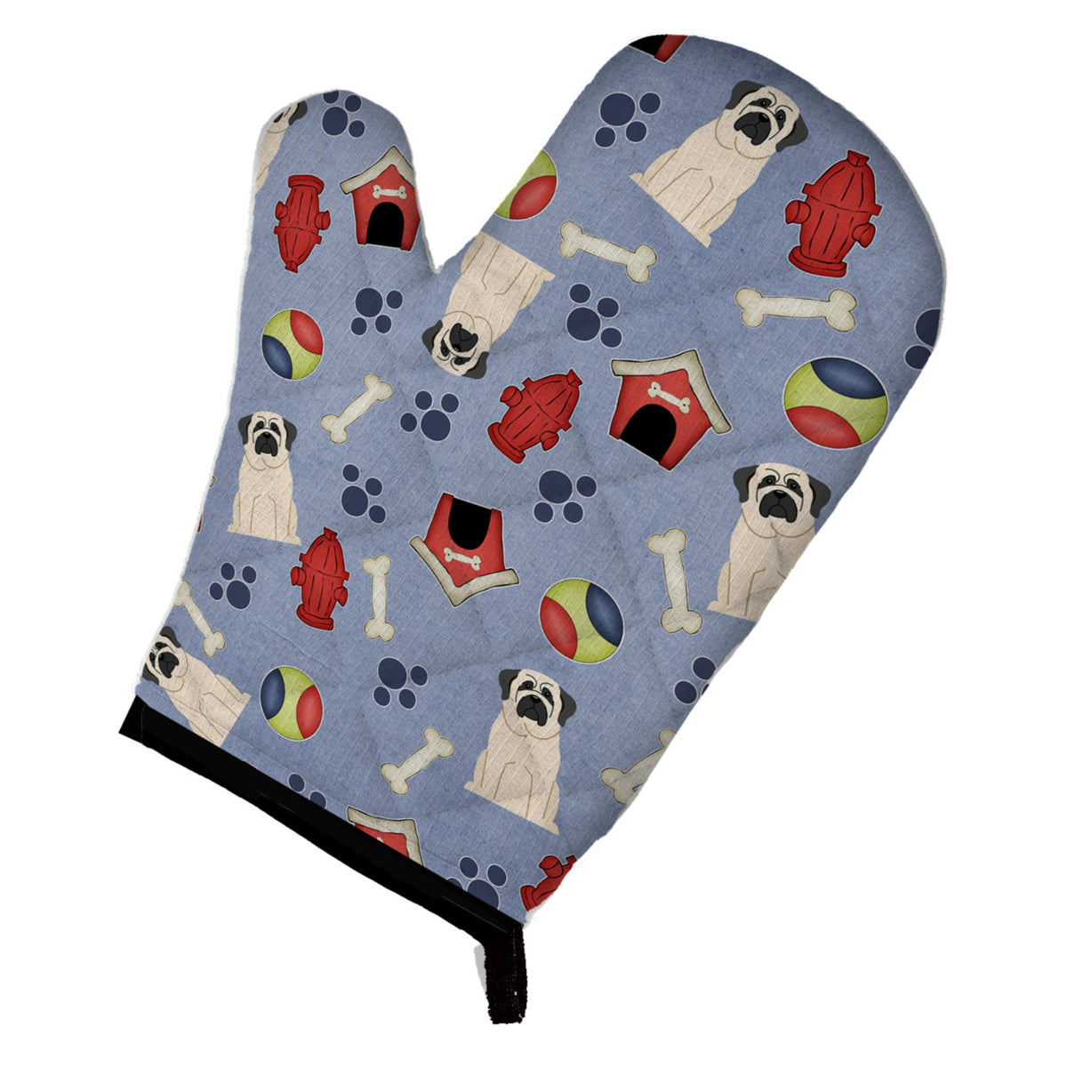 'Caroline'S Treasures Bb2630Ovmt Dog House Collection Mastiff White Oven Mitt, 12'''' By 8.5'''', Multicolor''