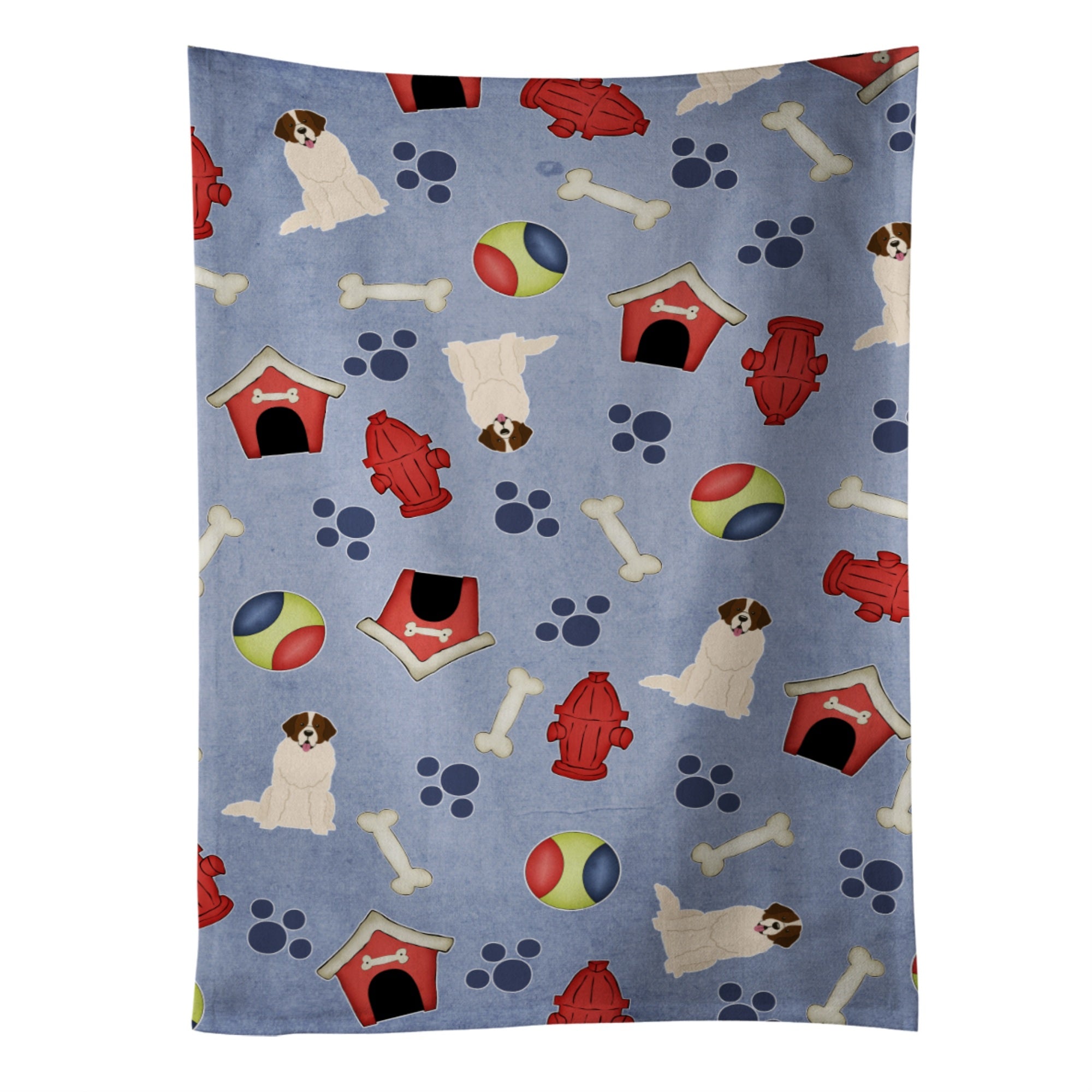 'Caroline'S Treasures Bb2640Ktwl Dog House Collection Moscow Watchdog Kitchen Towel, 25'''' X 15'''', Multicolor''
