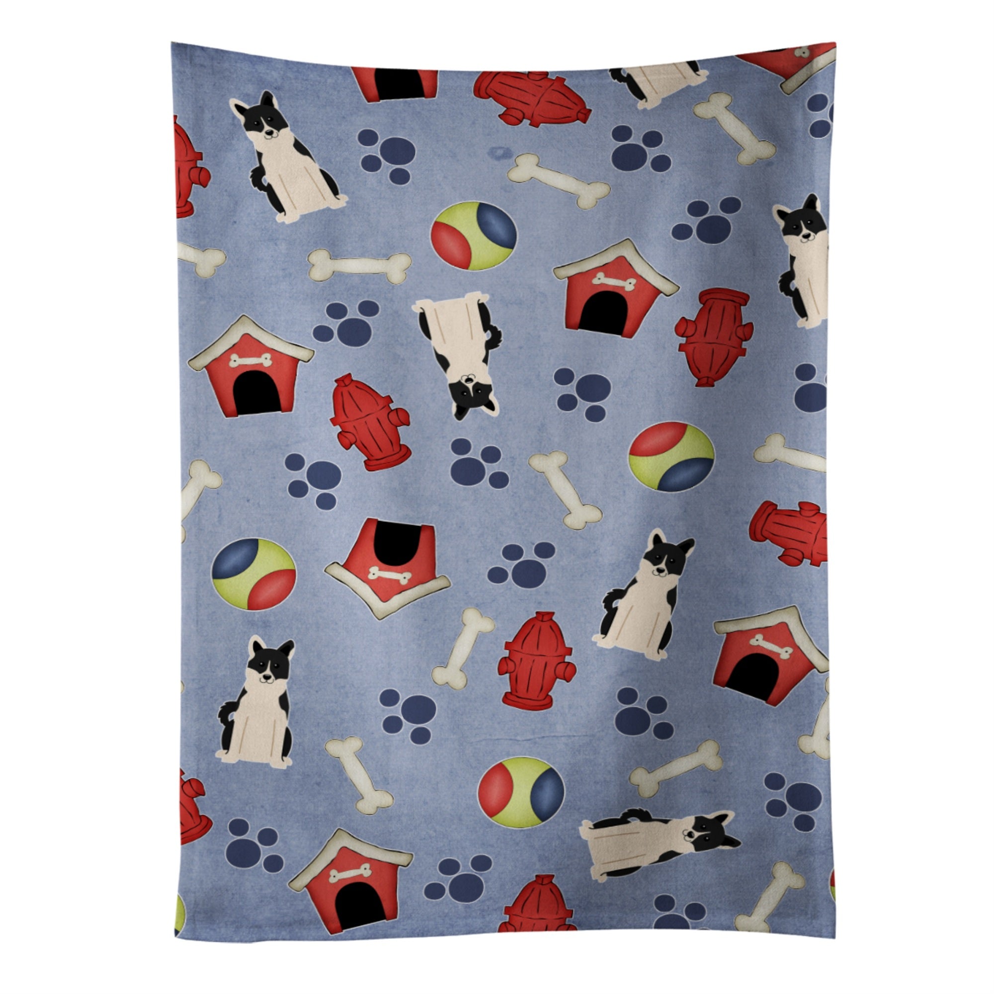 'Caroline'S Treasures Bb2642Ktwl Russo-European Laika Spitz Kitchen Towel, 25'''' X 15'''', Multicolor''