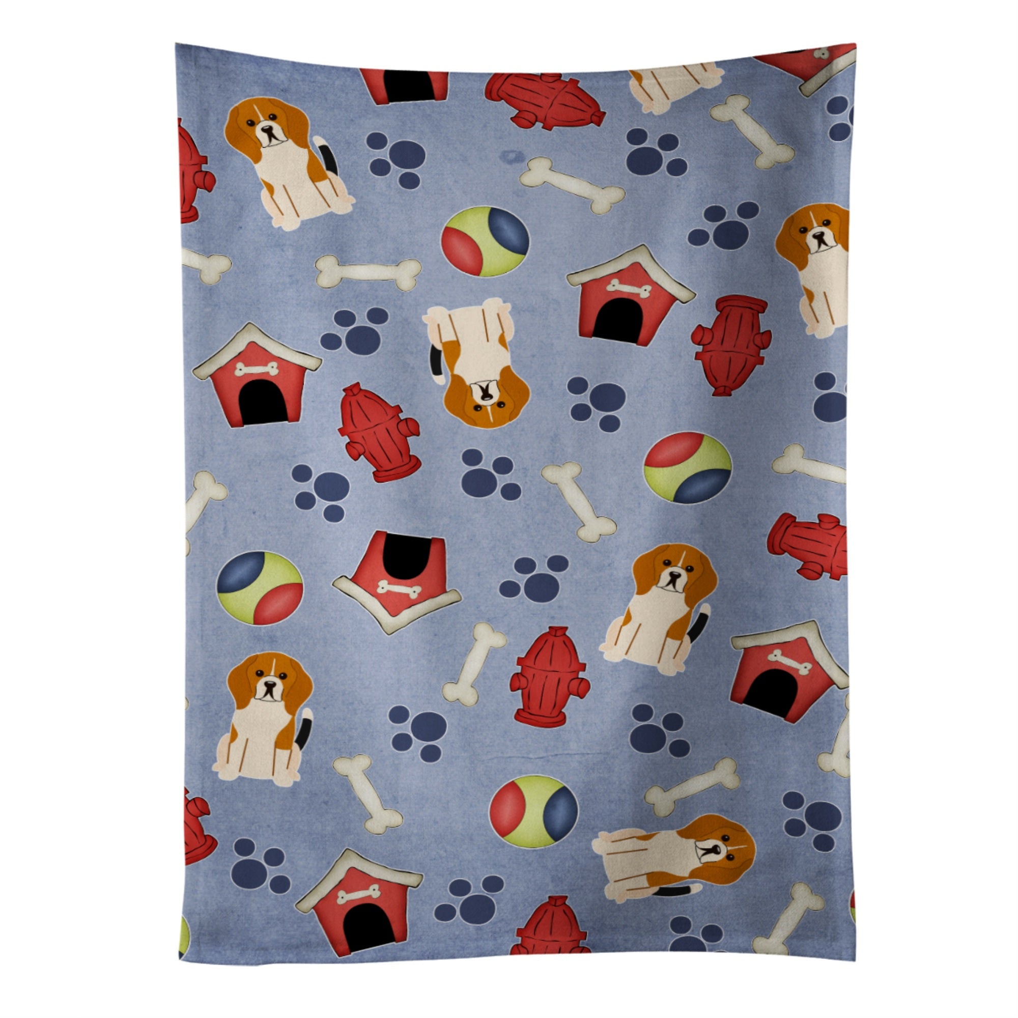 'Caroline'S Treasures Bb2653Ktwl Dog House Collection Beagle Tricolor Kitchen Towel, 25'''' X 15'''', Multicolor''