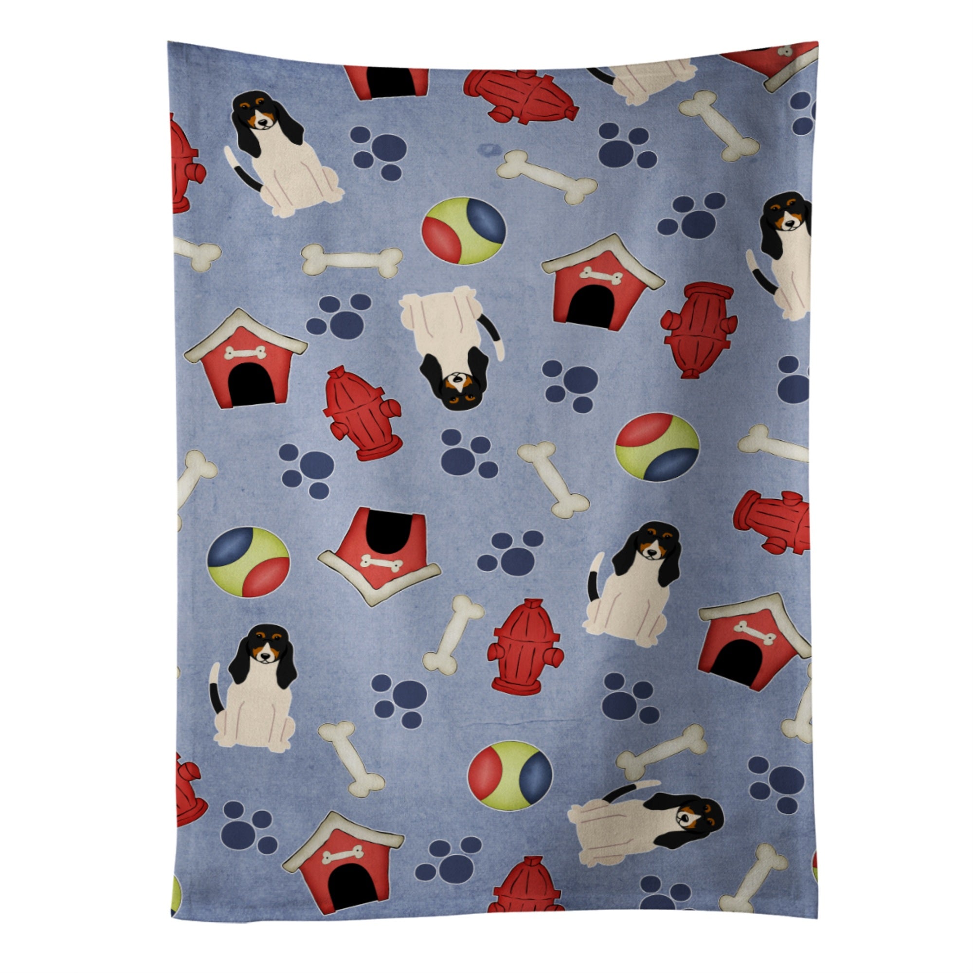 'Caroline'S Treasures Bb2657Ktwl Dog House Collection Swiss Hound Kitchen Towel, 25'''' X 15'''', Multicolor''