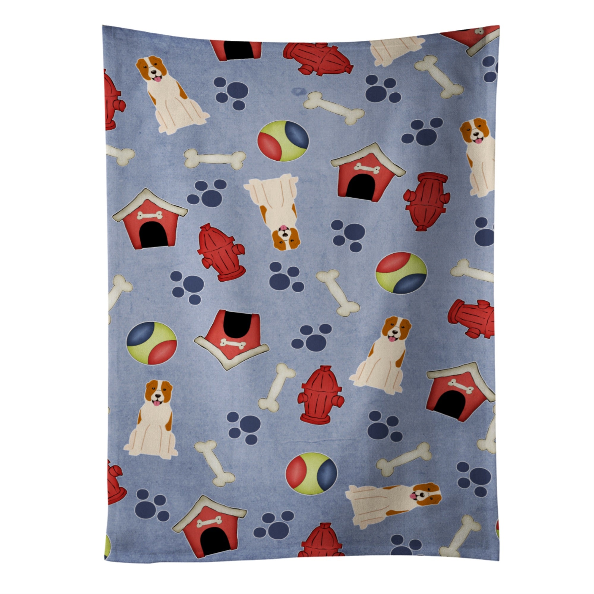 'Caroline'S Treasures Bb2662Ktwl Central Asian Shepherd Dog Kitchen Towel, 25'''' X 15'''', Multicolor''
