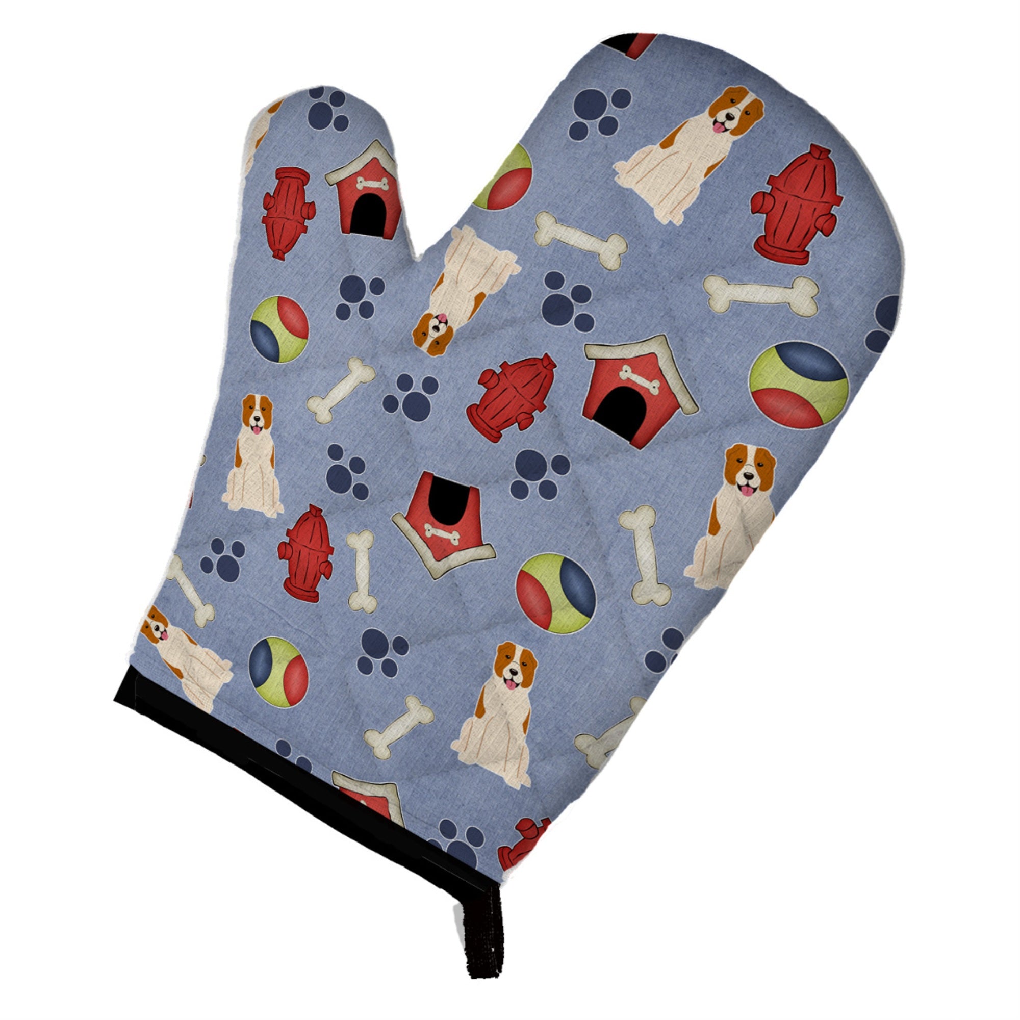 'Caroline'S Treasures Bb2662Ovmt Dog House Collection Central Asian Shepherd Dog Oven Mitt, 12'''' By 8.5'''', Multicolor''