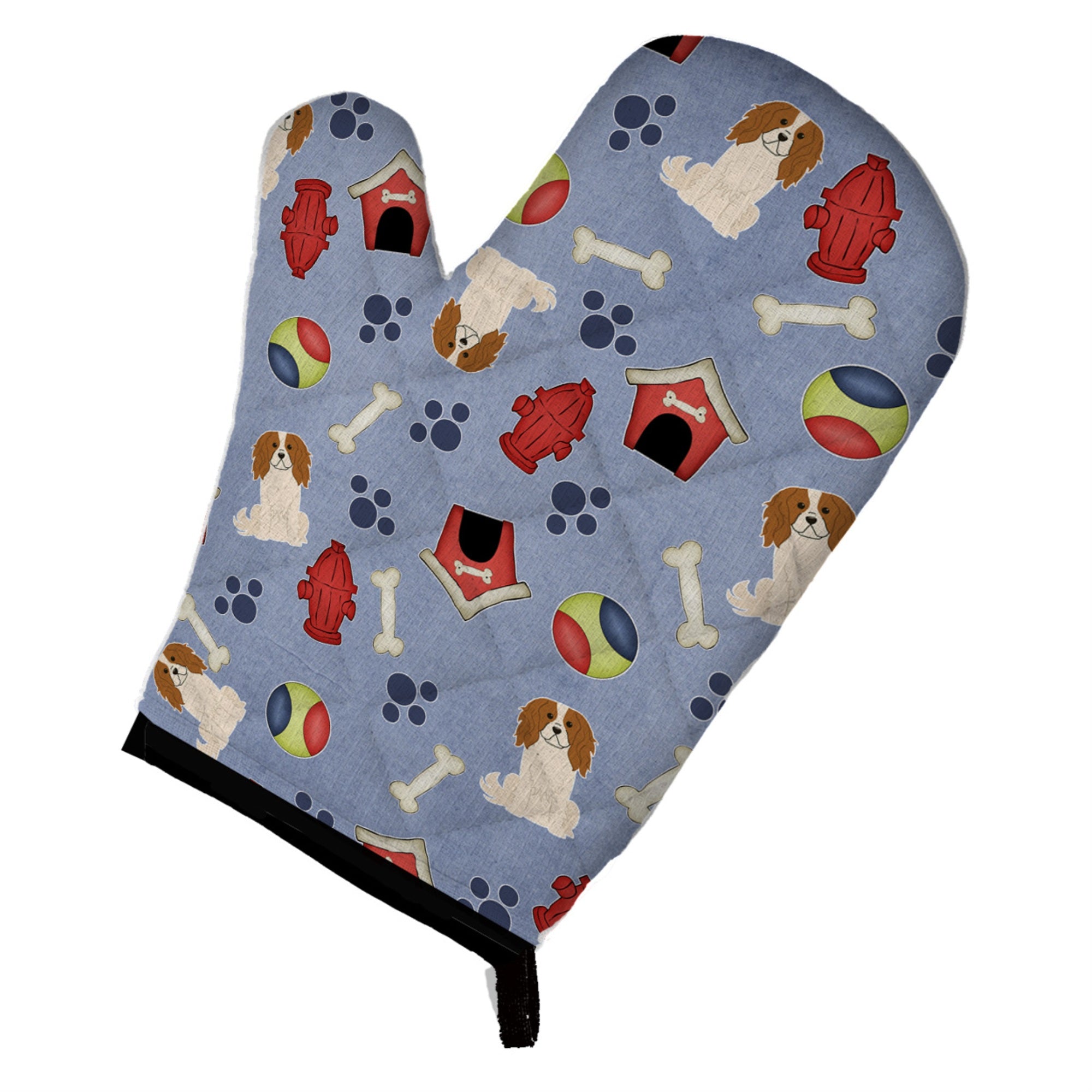'Caroline'S Treasures Bb2671Ovmt Dog House Collection Cavalier Spaniel Oven Mitt, 12'''' By 8.5'''', Multicolor''