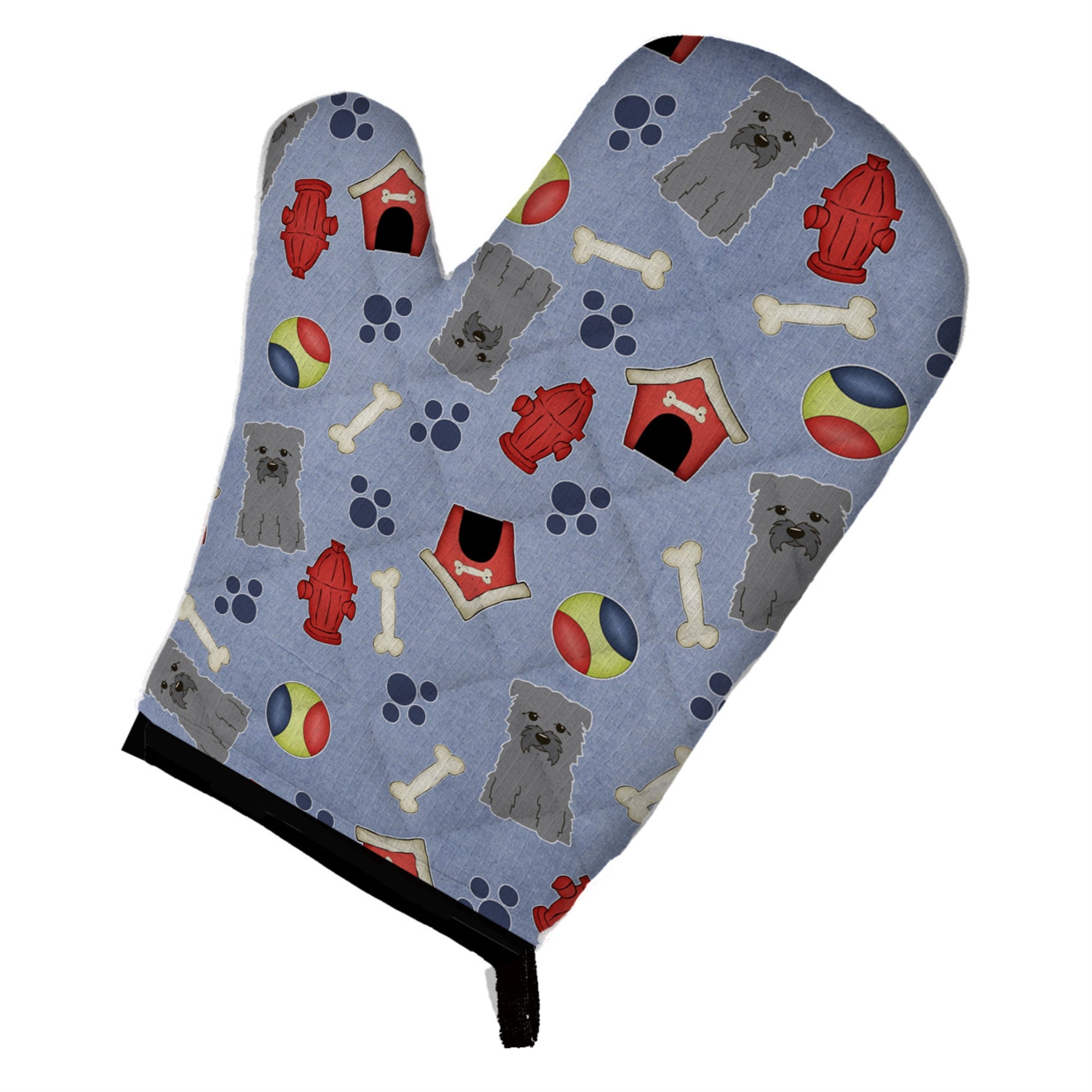 'Caroline'S Treasures Bb2672Ovmt Dog House Collection Glen Of Imal Grey Oven Mitt, 12'''' By 8.5'''', Multicolor''