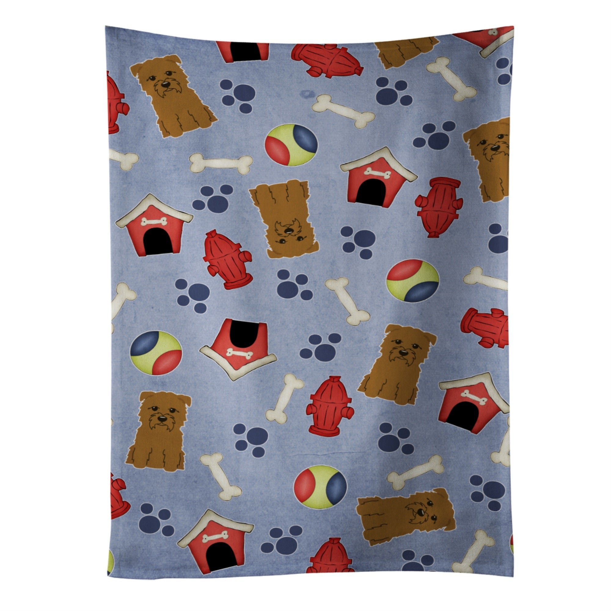'Caroline'S Treasures Bb2673Ktwl Dog House Glen Of Imal Tan Kitchen Towel, 25'''' X 15'''', Multicolor''
