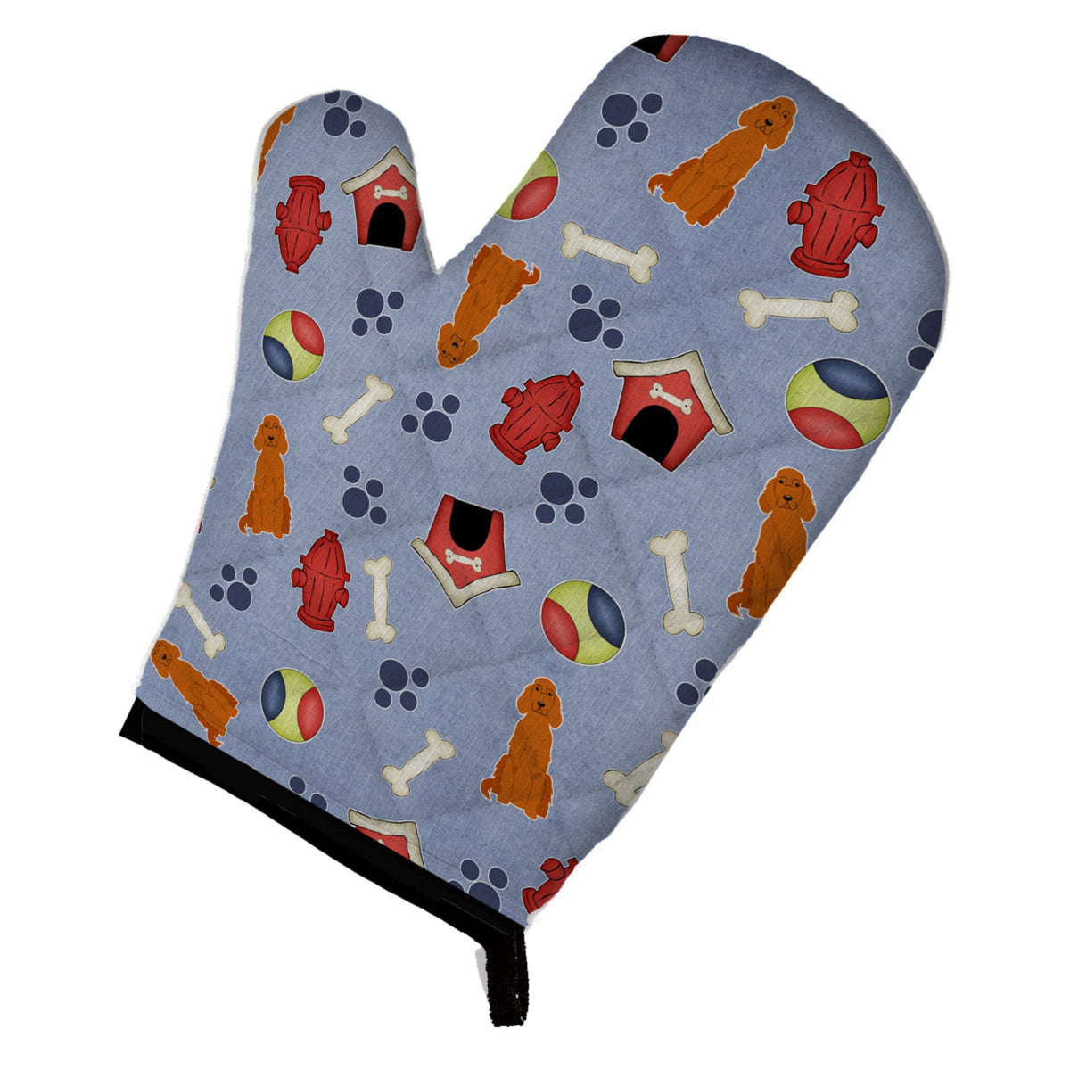 'Caroline'S Treasures Bb2677Ovmt Dog House Collection Irish Setter Oven Mitt, 12'''' By 8.5'''', Multicolor''