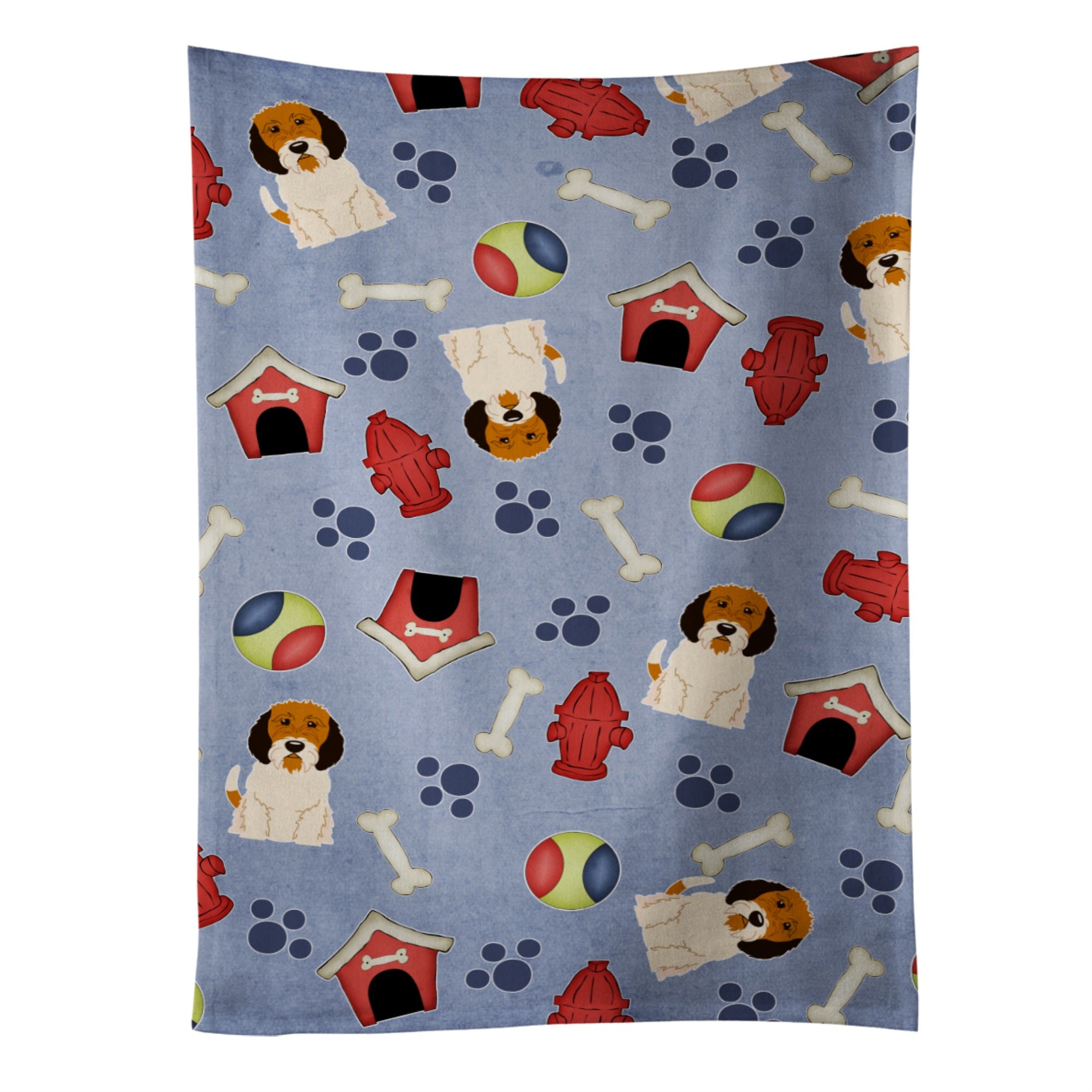 'Caroline'S Treasures Bb2692Ktwl Petit Basset Griffon Veenden Kitchen Towel, 25'''' X 15'''', Multicolor''