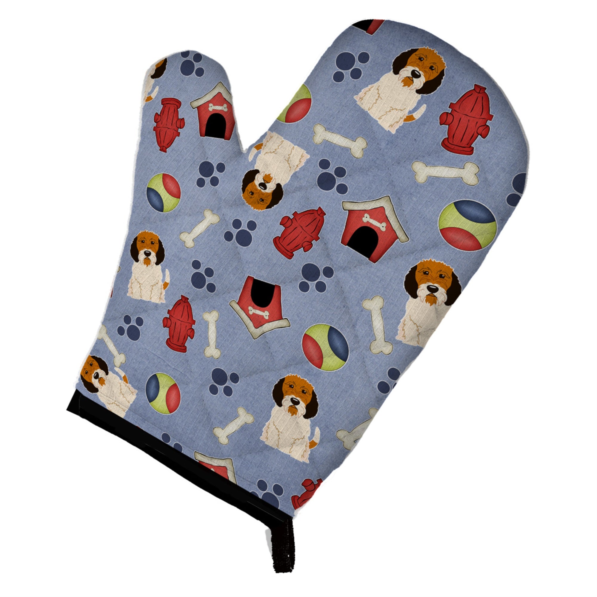 'Caroline'S Treasures Bb2692Ovmt Dog House Collection Petit Basset Griffon Veenden Oven Mitt, 12'''' By 8.5'''', Multicolor''