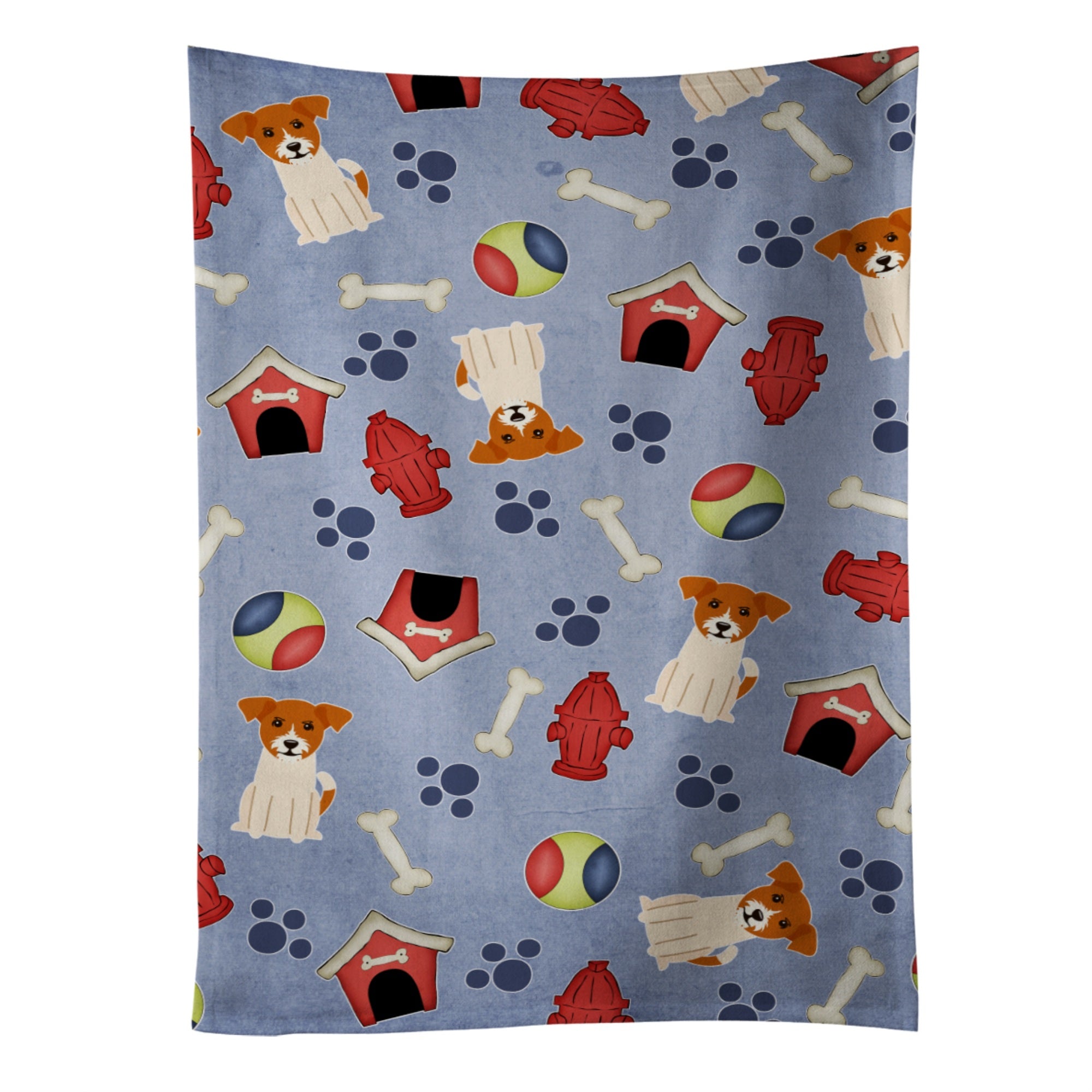 'Caroline'S Treasures Bb2721Ktwl Jack Russell Terrier Kitchen Towel, 25'''' X 15'''', Multicolor''