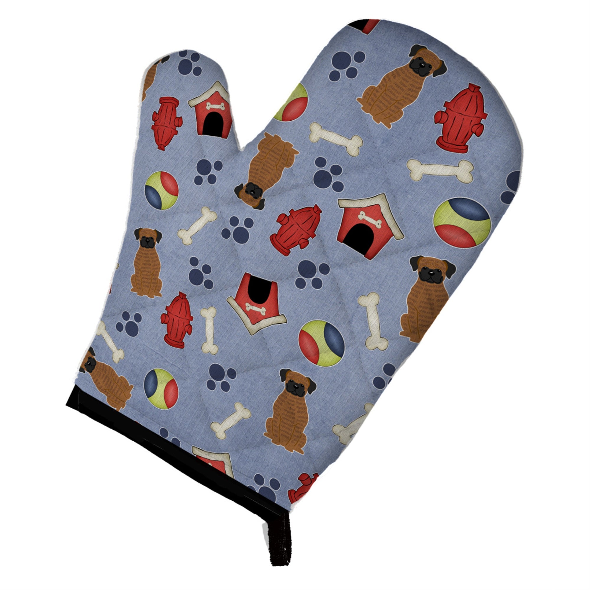'Caroline'S Treasures Bb2730Ovmt Dog House Collection Brindle Boxer Oven Mitt, 12'''' By 8.5'''', Multicolor''