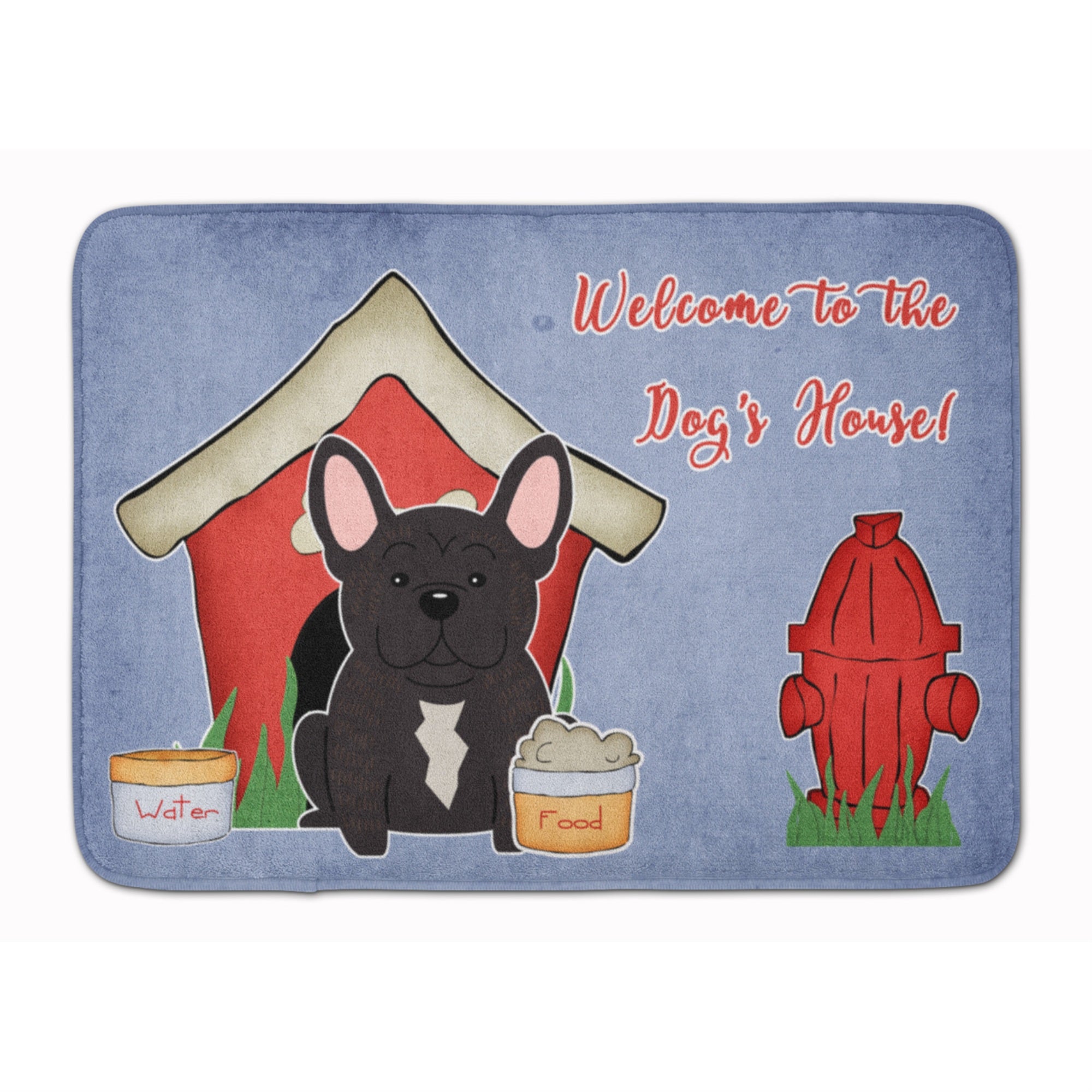 'Caroline'S Treasures Dog House French Bulldog Brindle Floor Mat, 19'''' X 27'''', Multicolor''