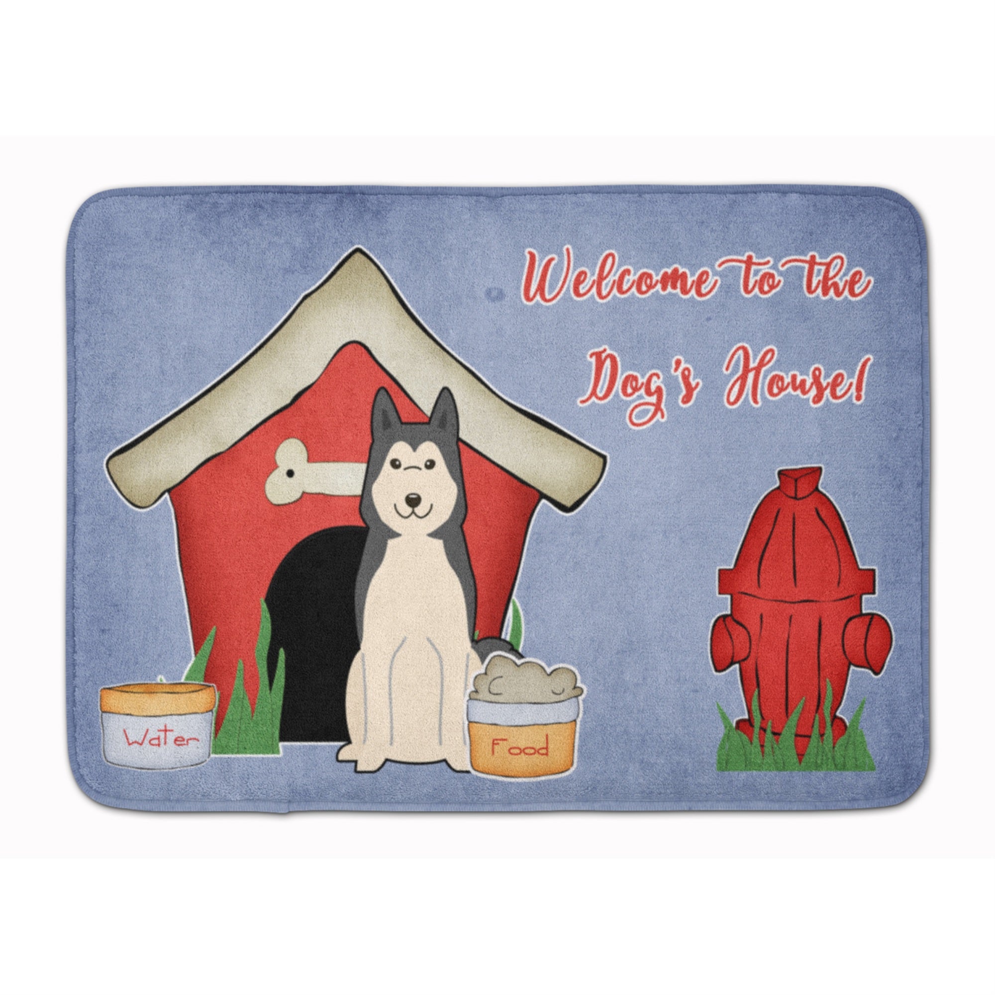 'Caroline'S Treasures Dog House West Siberian Laika Spitz Floor Mat, 19'''' X 27'''', Multicolor''