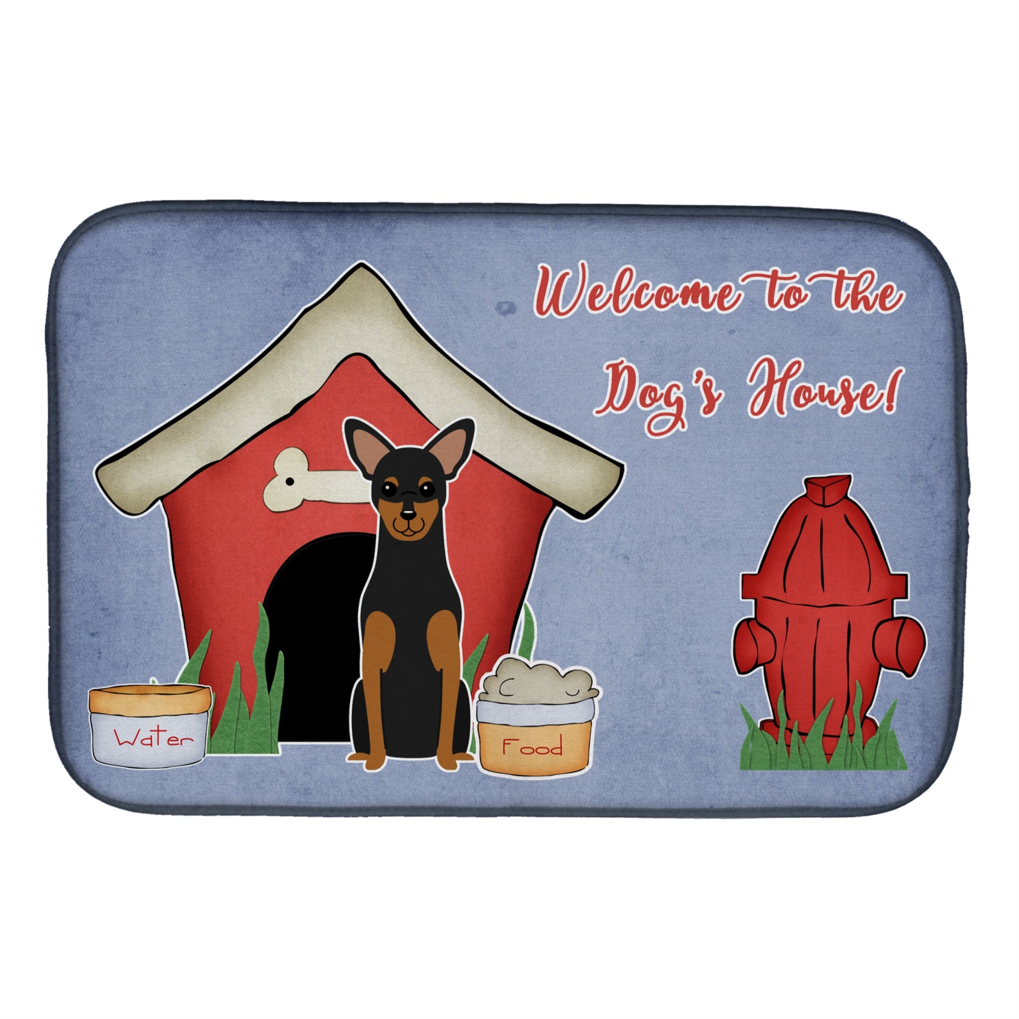 'Caroline'S Treasures Dog House Collection Manchester Terrier Dish Drying Mat, 14'''' X 21''''''
