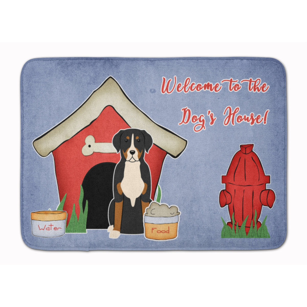 'Caroline'S Treasures House Greater Swiss Mountain Dog Floor Mat, 19'''' X 27'''', Multicolor''