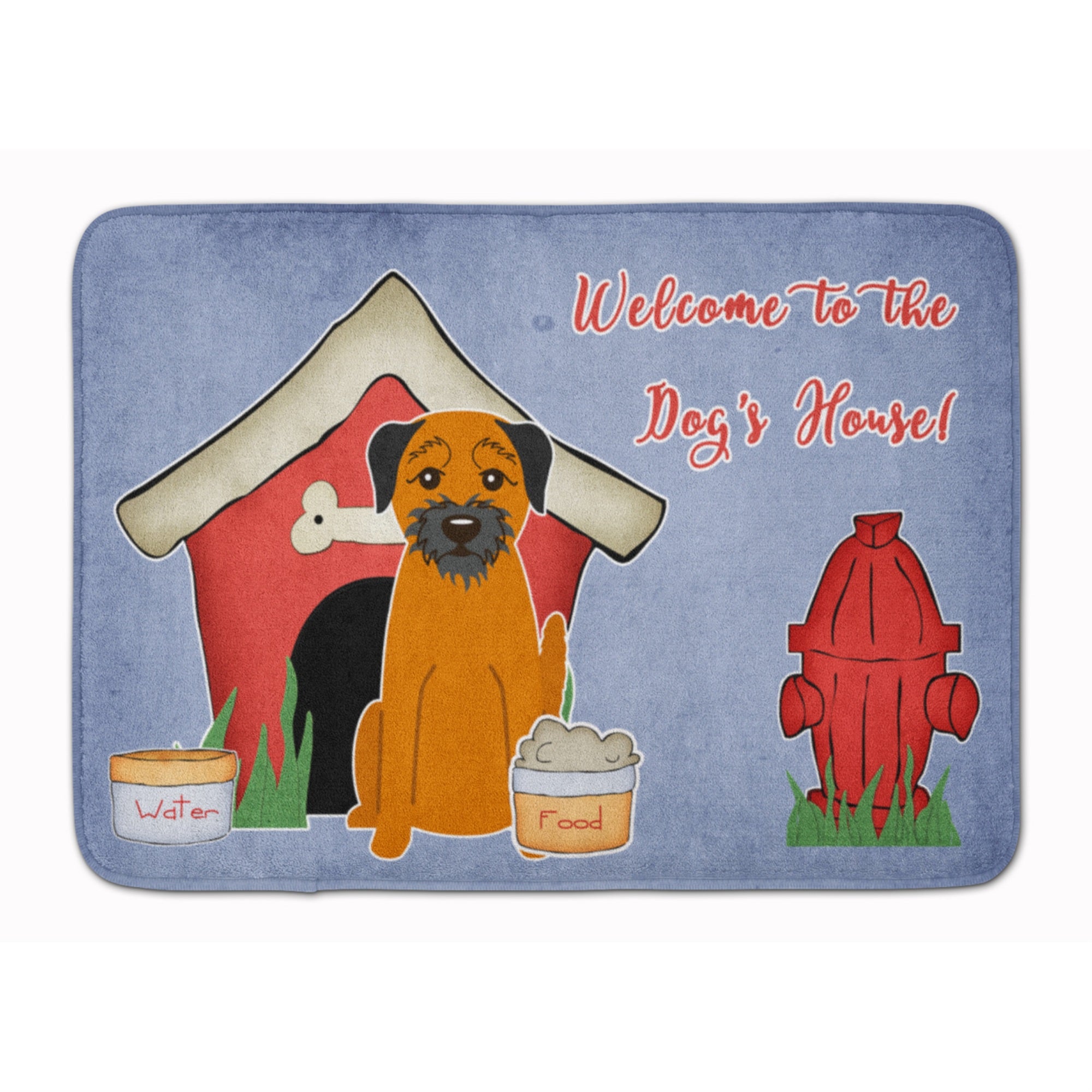 'Caroline'S Treasures Dog House Collection Border Terrier Floor Mat, 19'''' X 27'''', Multicolor''