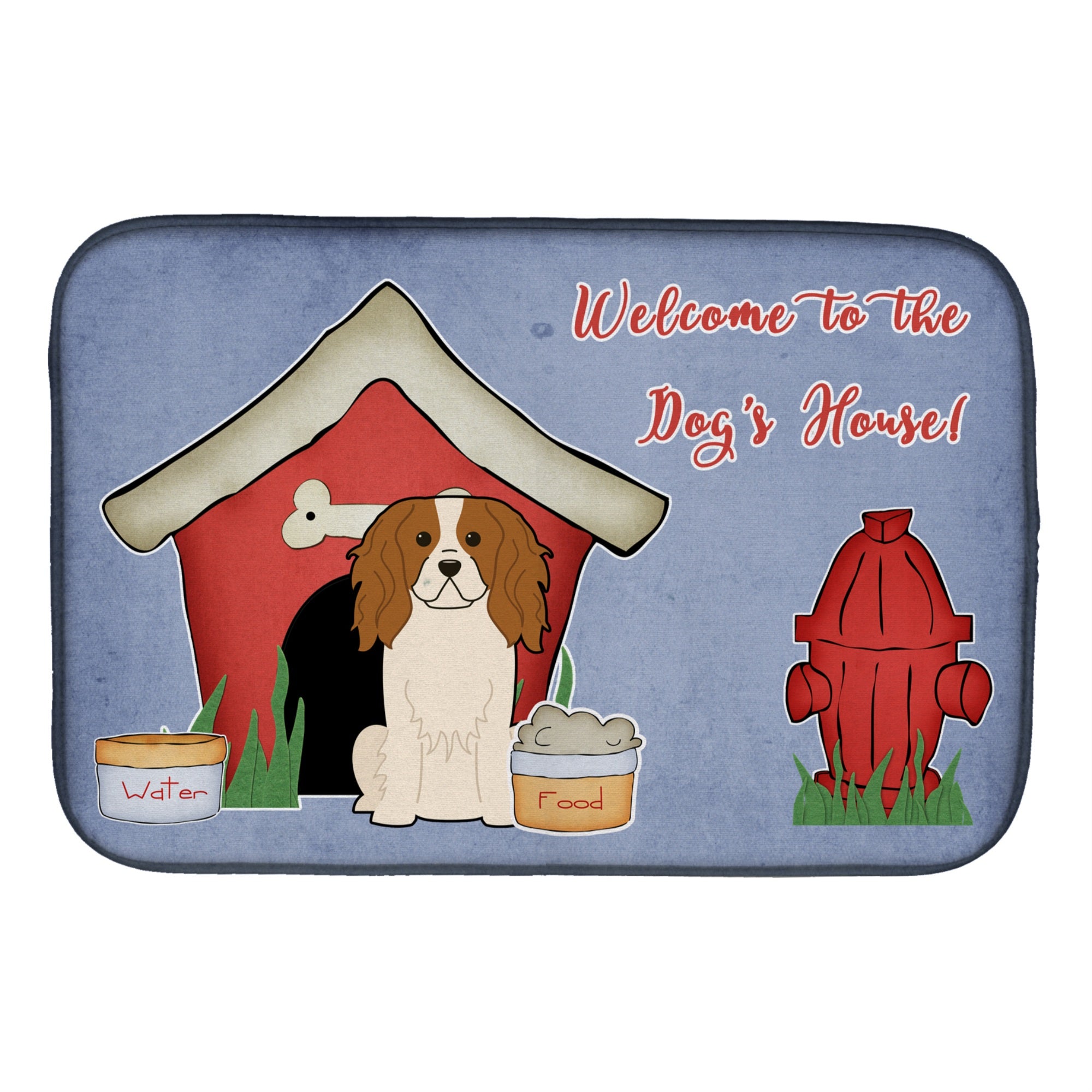 'Caroline'S Treasures Dog House Collection Cavalier Spaniel Dish Drying Mat, 14'''' X 21''''''