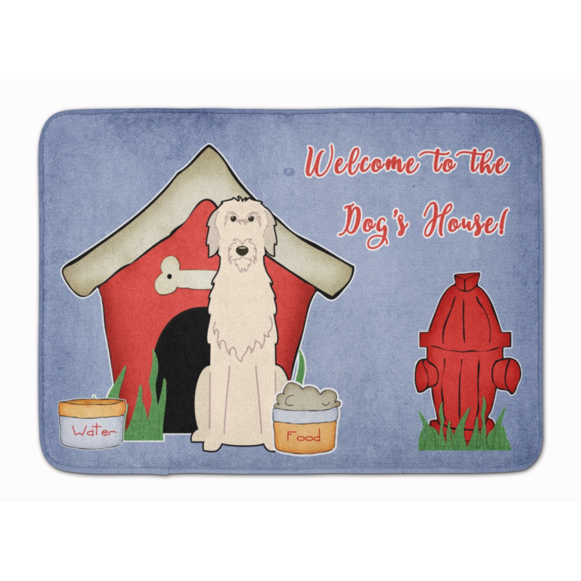 'Caroline'S Treasures Dog House Collection Irish Wolfhound Floor Mat, 19'''' X 27'''', Multicolor''