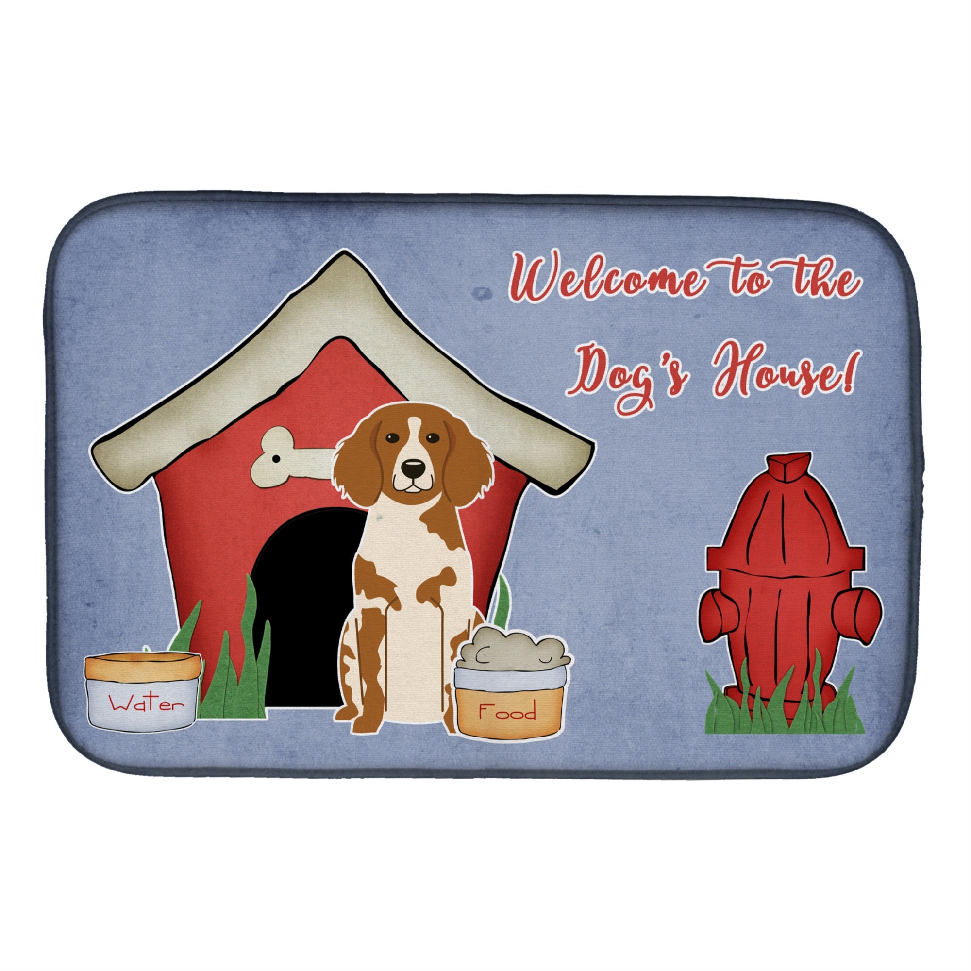 'Caroline'S Treasures Dog House Collection Brittany Spaniel Dish Drying Mat, 14'''' X 21''''''