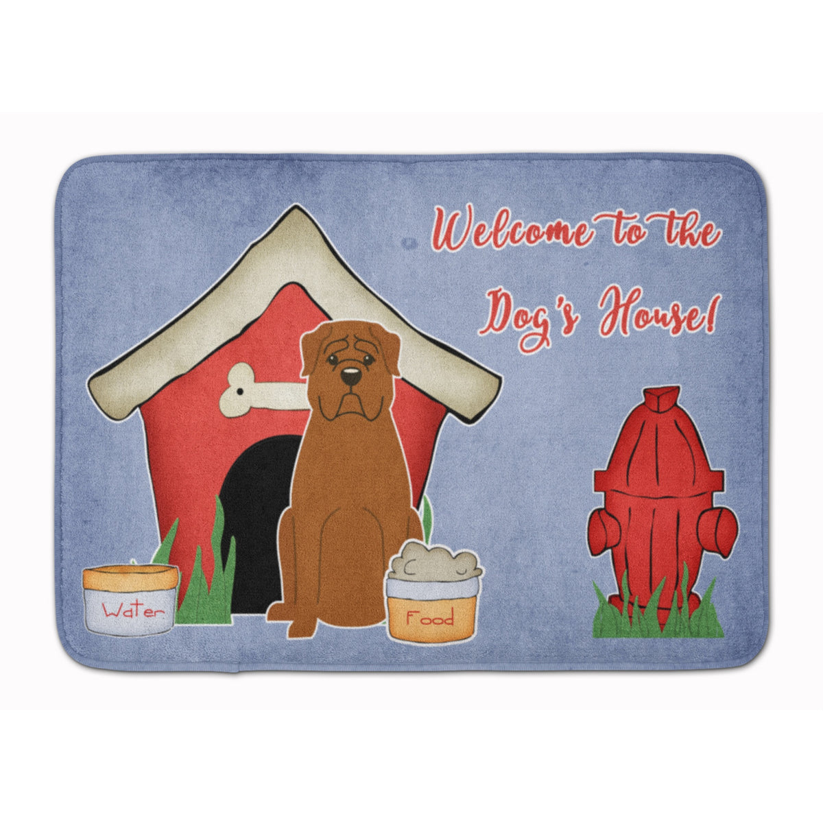 'Caroline'S Treasures Dog House Collection Dogue De Bourdeaux Floor Mat, 19'''' X 27'''', Multicolor''