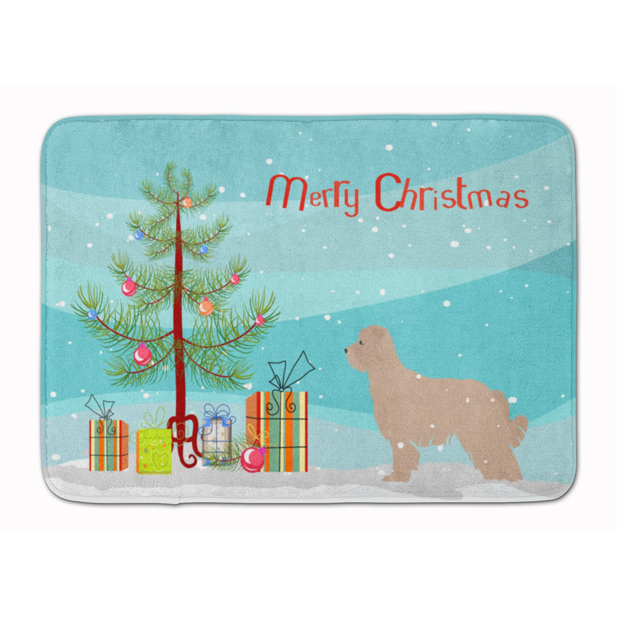 'Caroline'S Treasures Pyrenean Shepherd Dog Christmas Tree Floor Mat, 19'''' X 27'''', Multicolor''