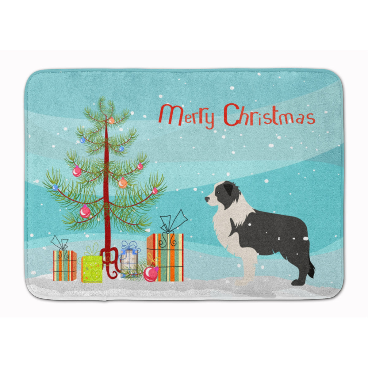 'Caroline'S Treasures Black Border Collie Christmas Tree, 19'''' X 27'''', Multicolor''