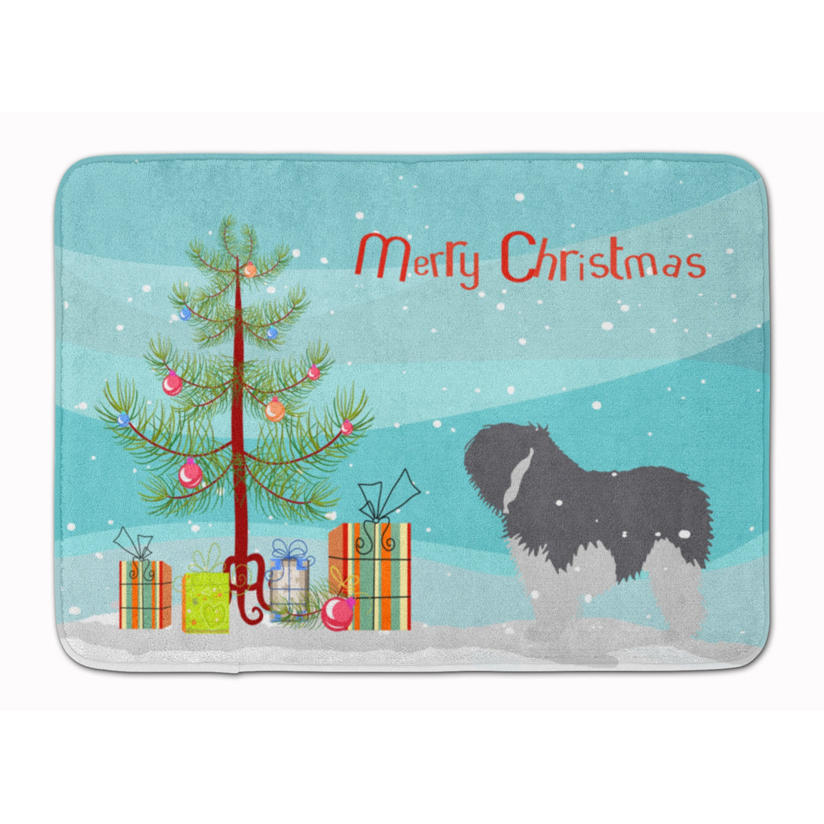 'Caroline'S Treasures Polish Lowland Sheepdog Dog Christmas, 19'''' X 27'''', Multicolor''
